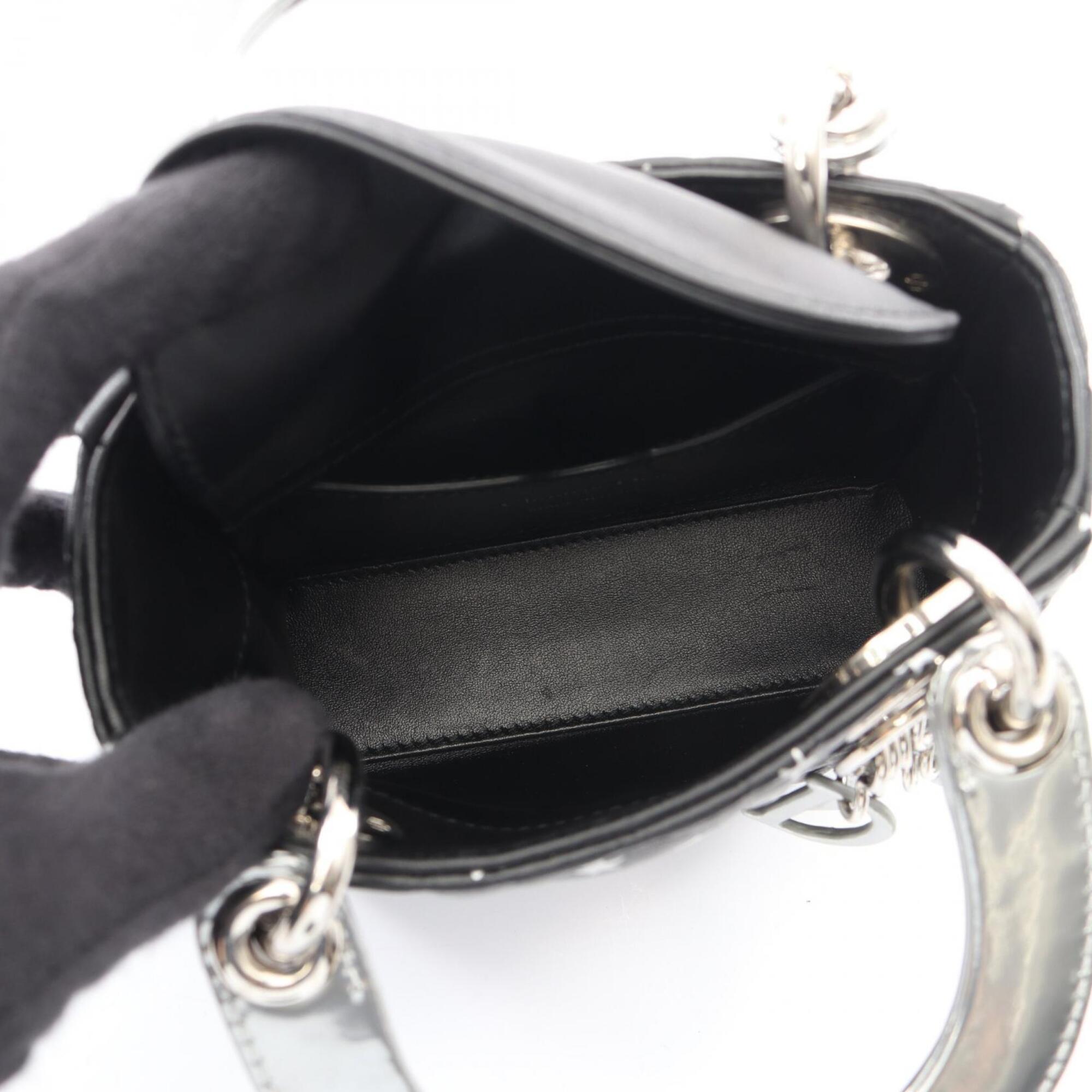 Christian Dior Black Leather Handbag (Pre-Owned)