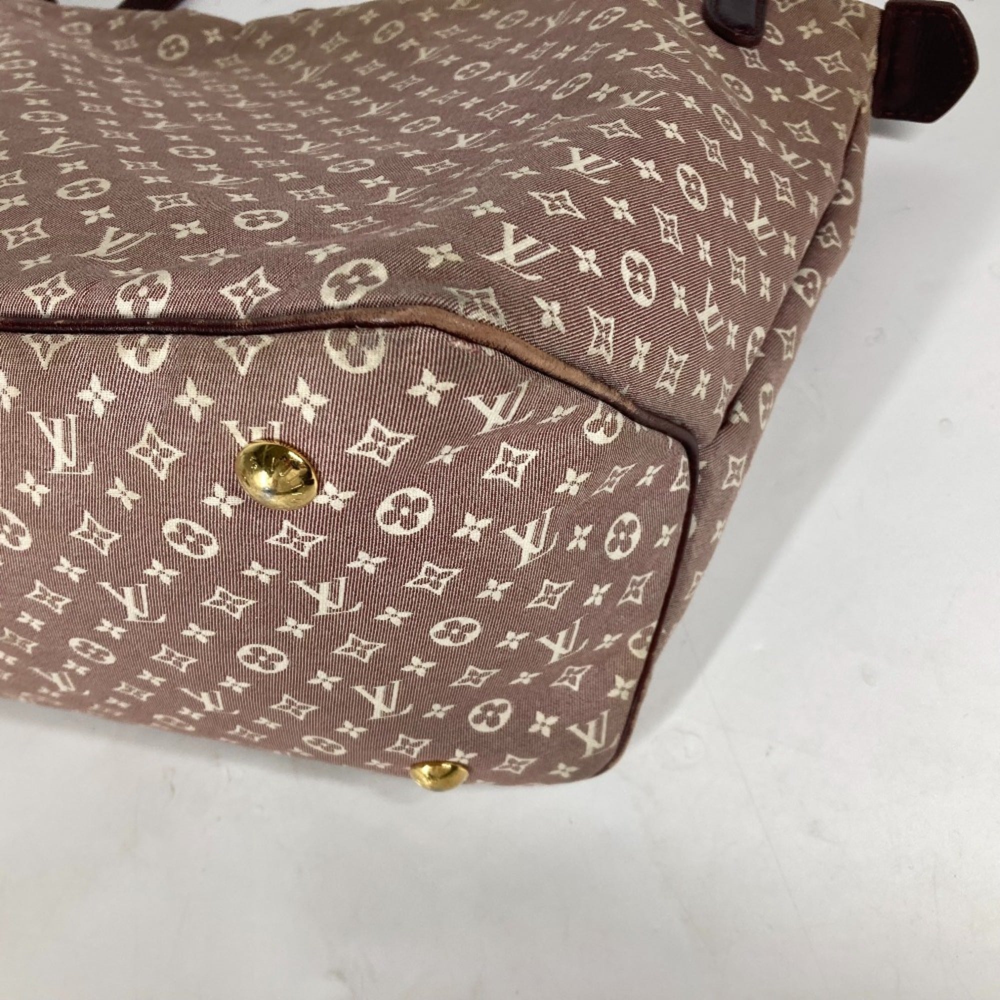Louis Vuitton Red Color Sepia Monogram Idylle Shoulder Bag Tote Bag (Pre-Owned)