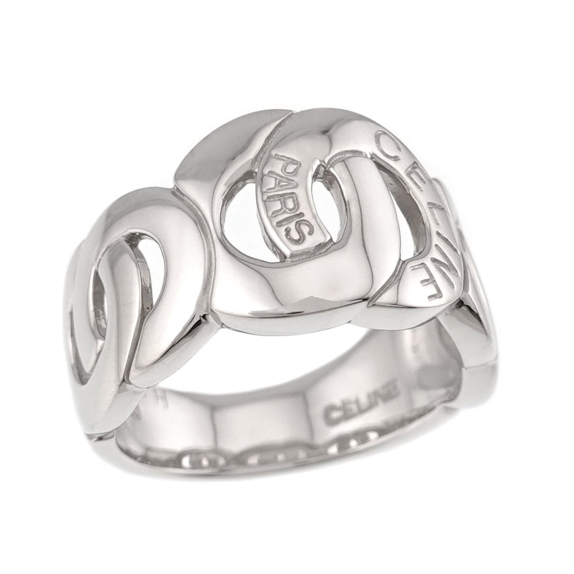 Celine Platinum 900 Band Ring (Pre-Owned)