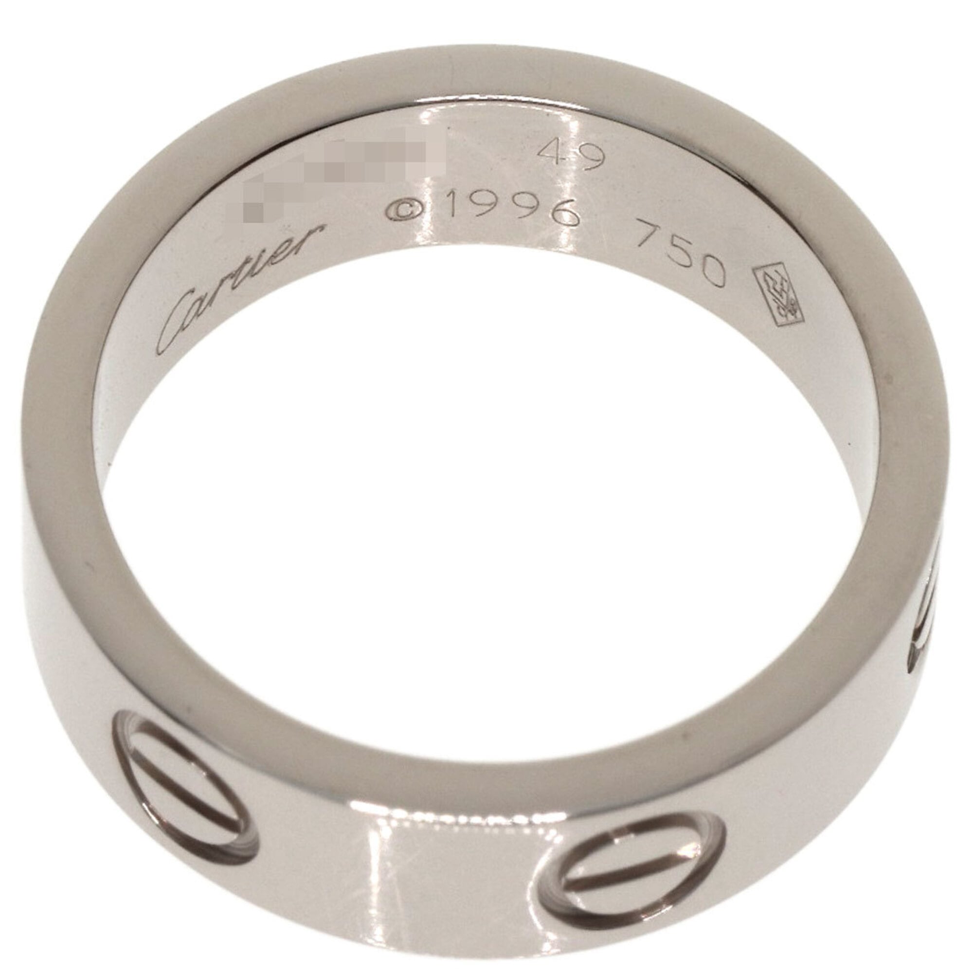 Cartier White Gold White Gold (18K) Band Ring (Pre-Owned)