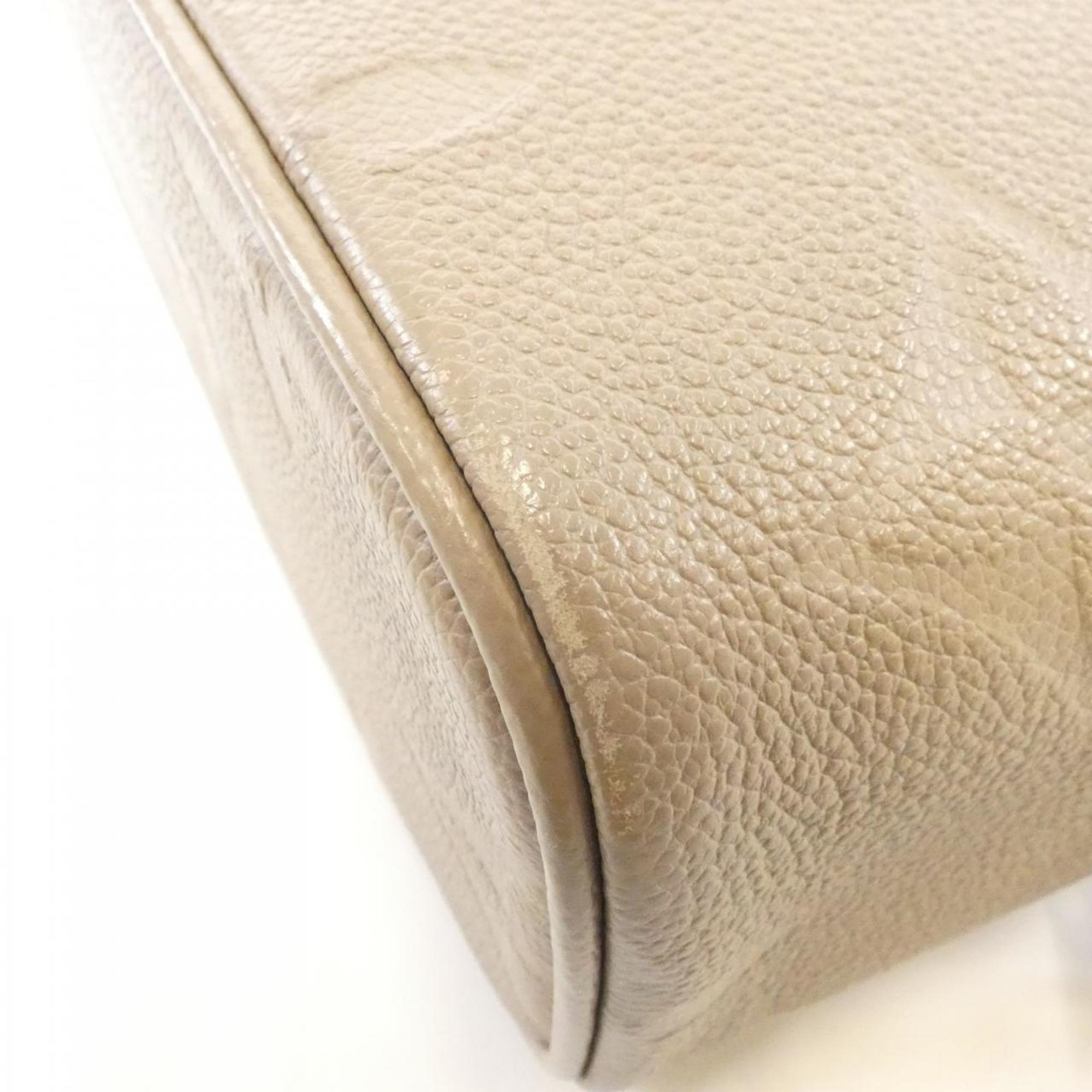 Louis Vuitton Tourterelle Leather Handbag (Pre-Owned)
