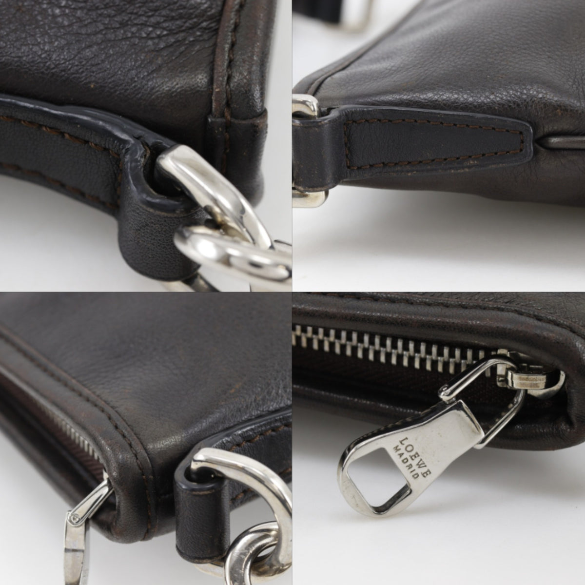 Loewe Black Leather Shoulder Bag (Pre-Owned)