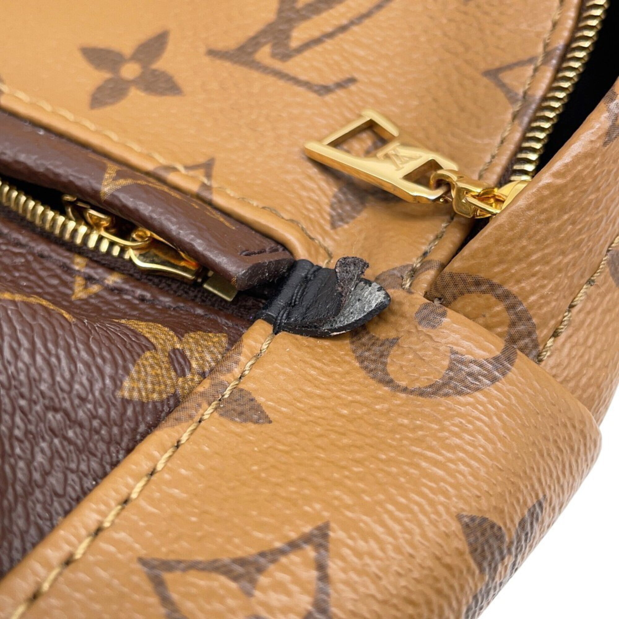 Louis Vuitton Monogram Reverse Brown Noir Monogram Reverse Monogram Backpack (Pre-Owned)