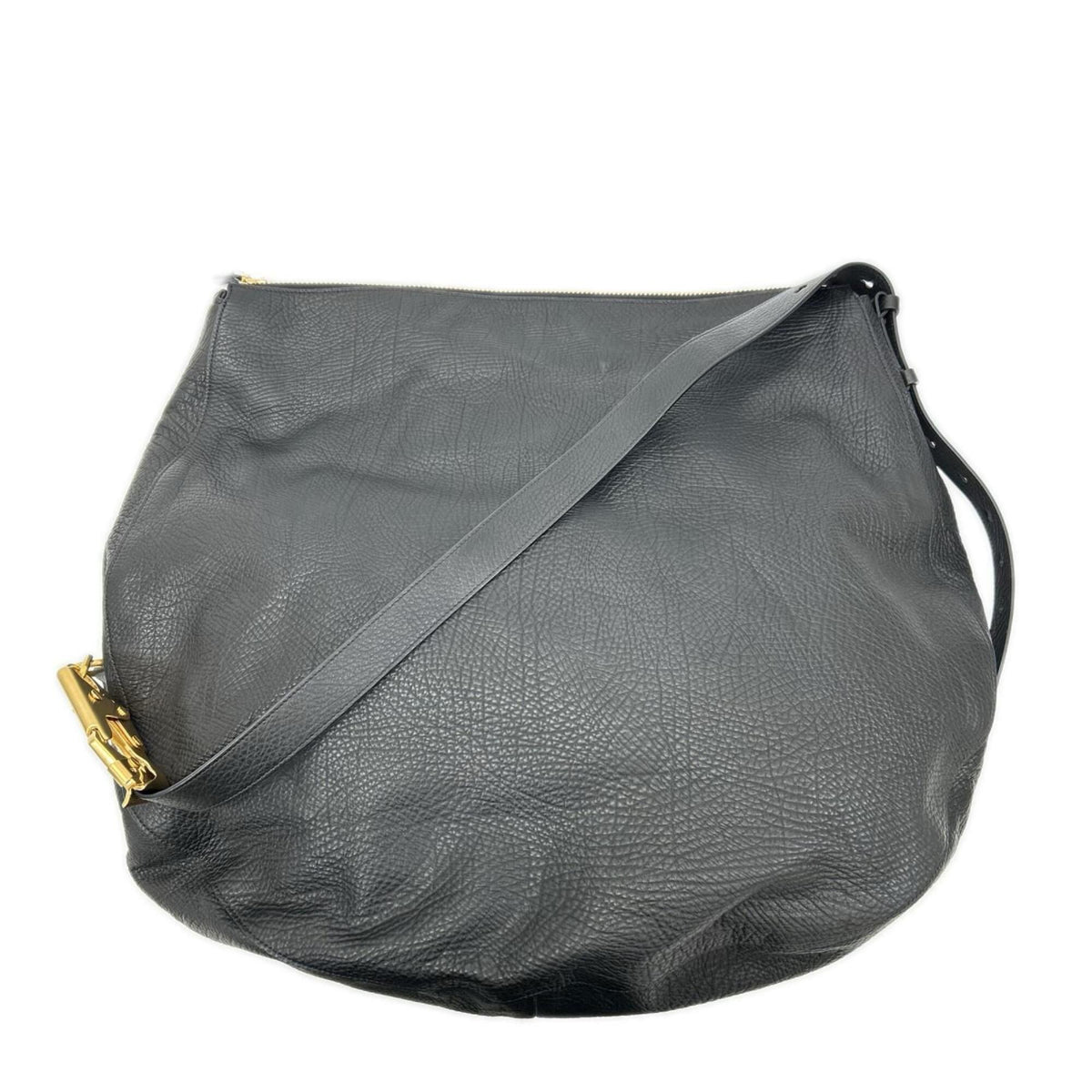 Burberry Black Leather Shoulder Bag (Pre-Owned)