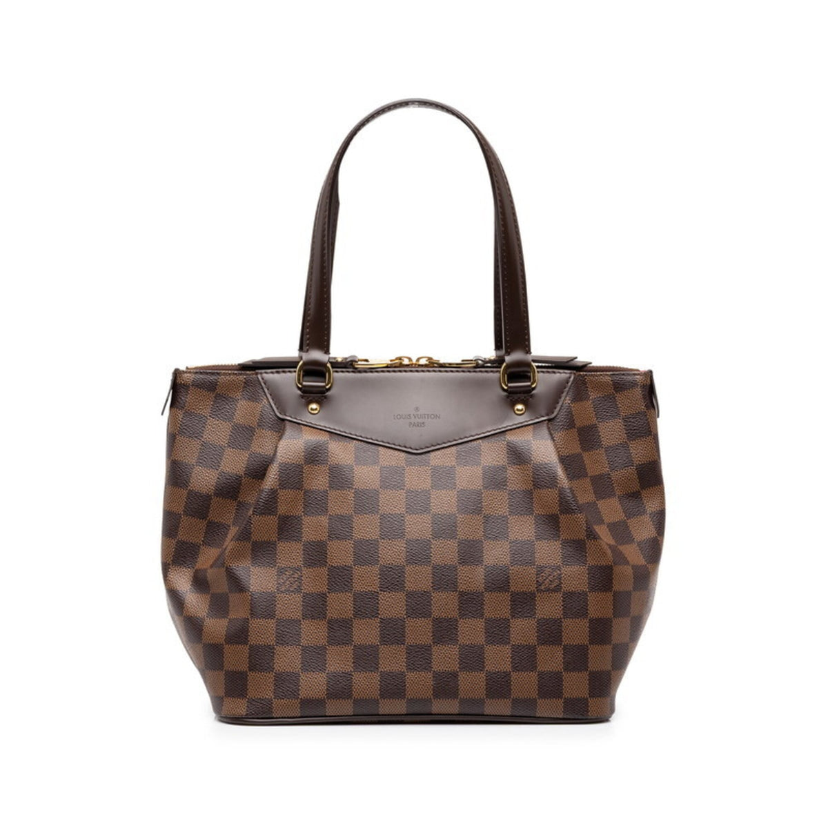 Louis Vuitton Brown Pvc Leather Handbag (Pre-Owned)