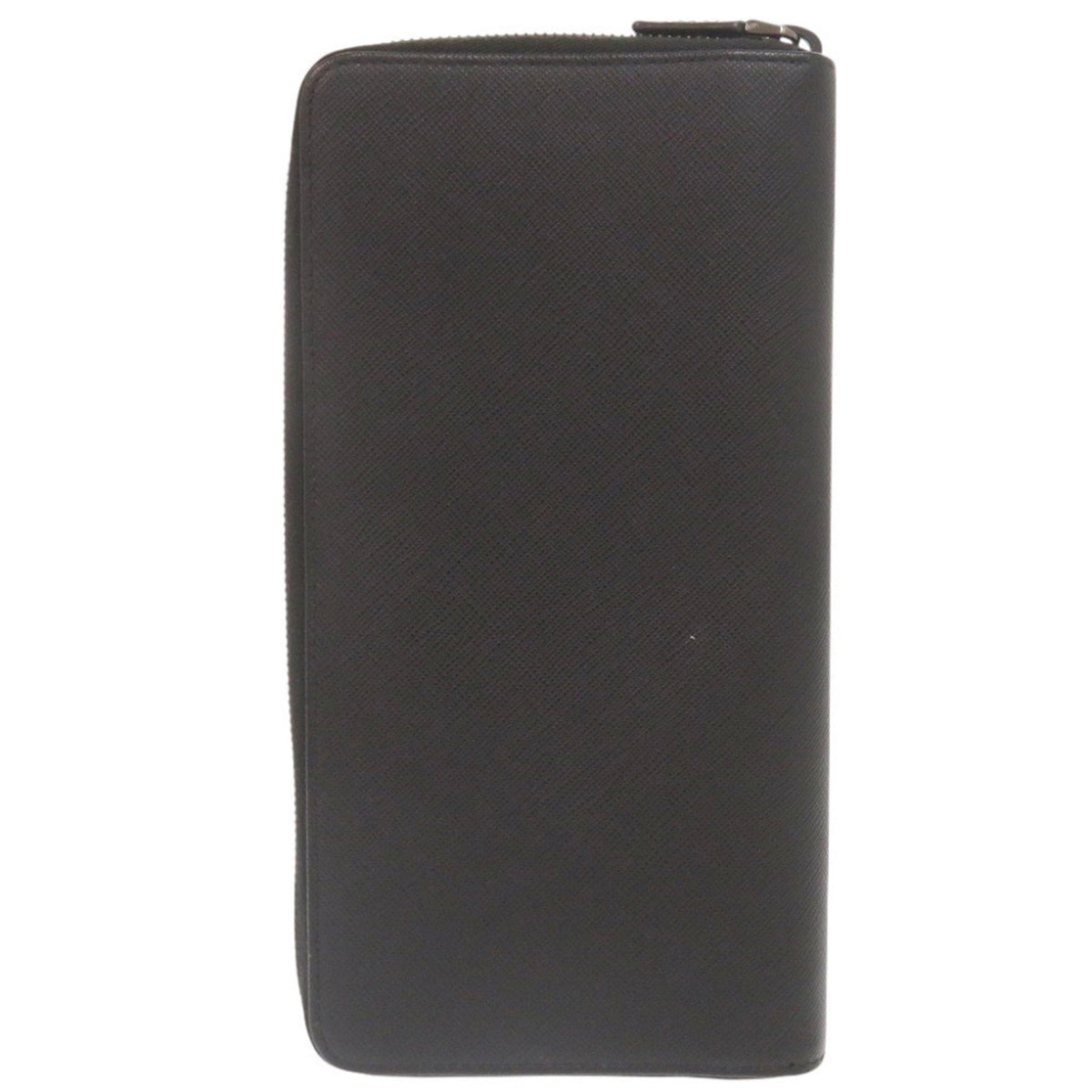 Prada Black Leather Saffiano Long Wallet (Bi-Fold) (Pre-Owned)