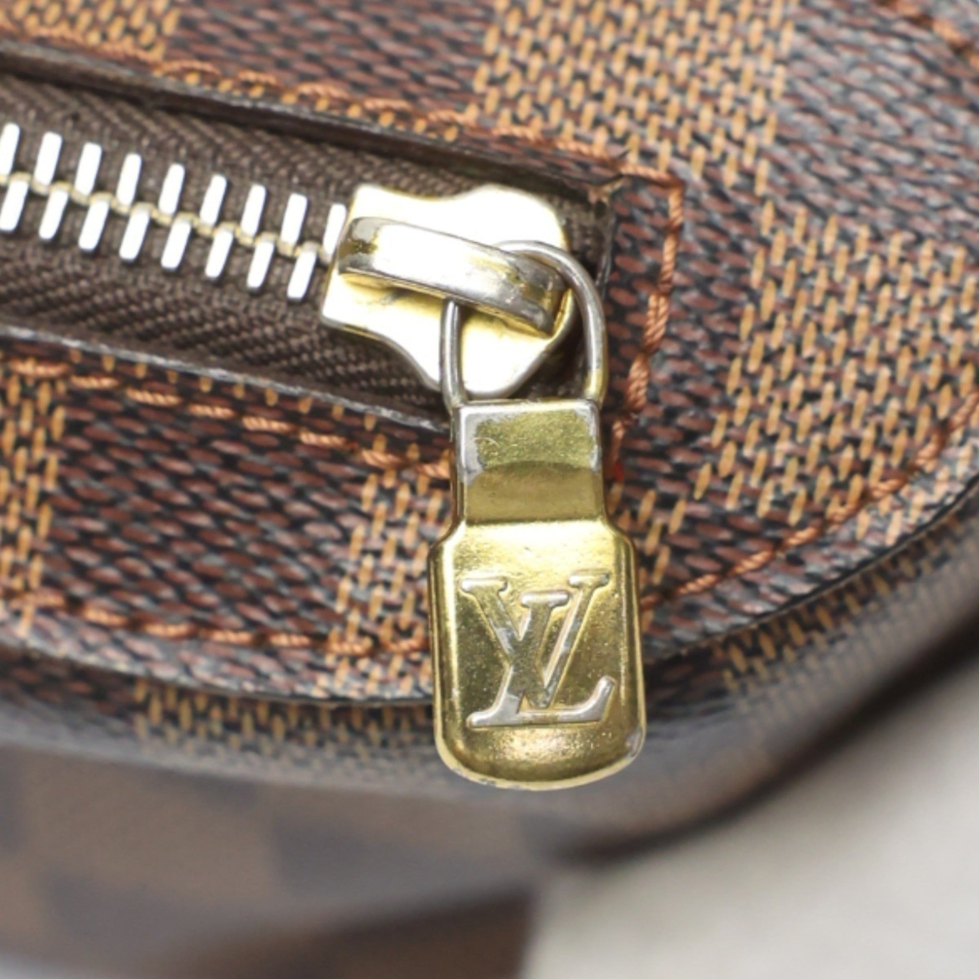 Louis Vuitton Brown Damier Canvas Ebene Damier Canvas Pouch Sling Bag (Pre-Owned)