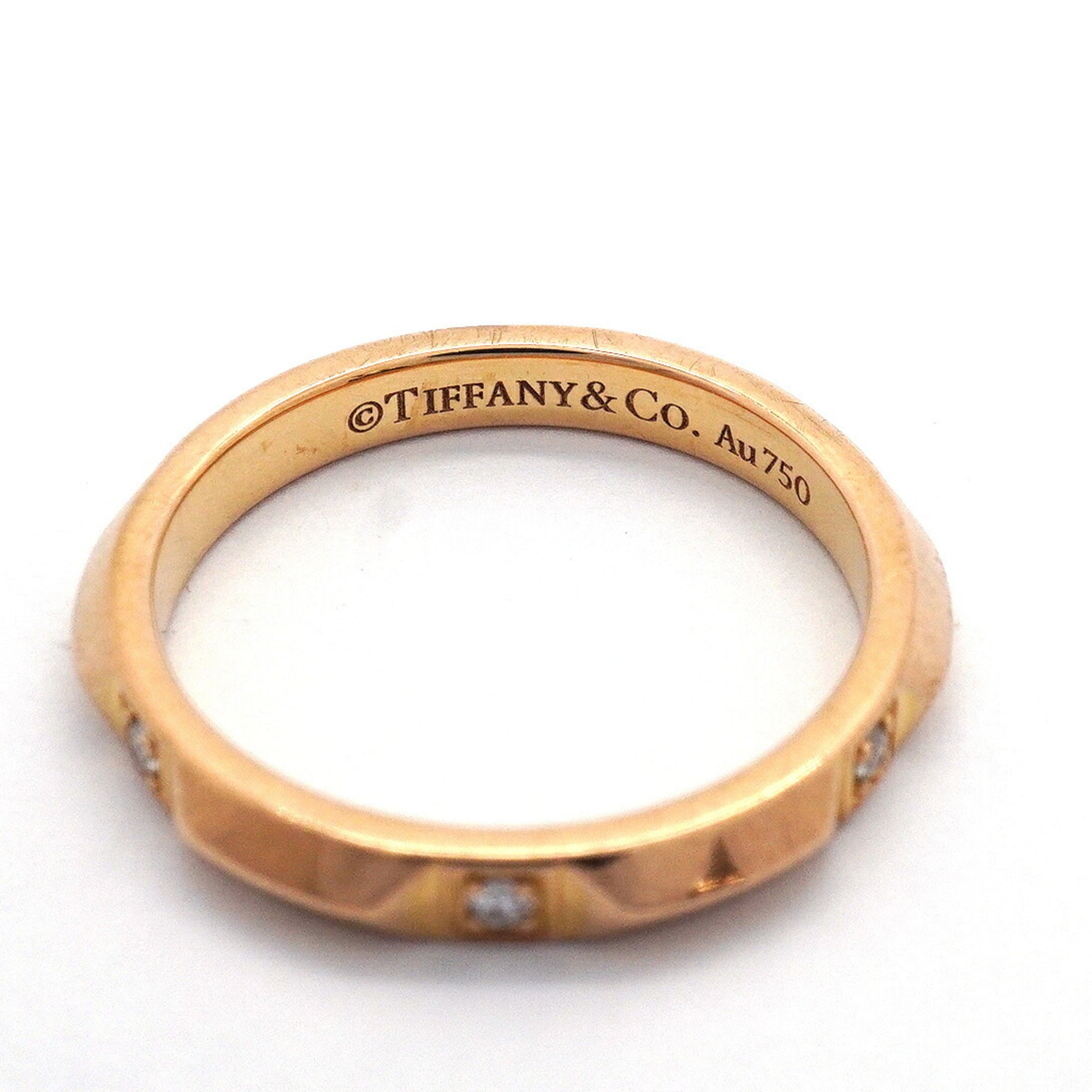 Tiffany Pink Gold (18K) Band Ring (Pre-Owned)