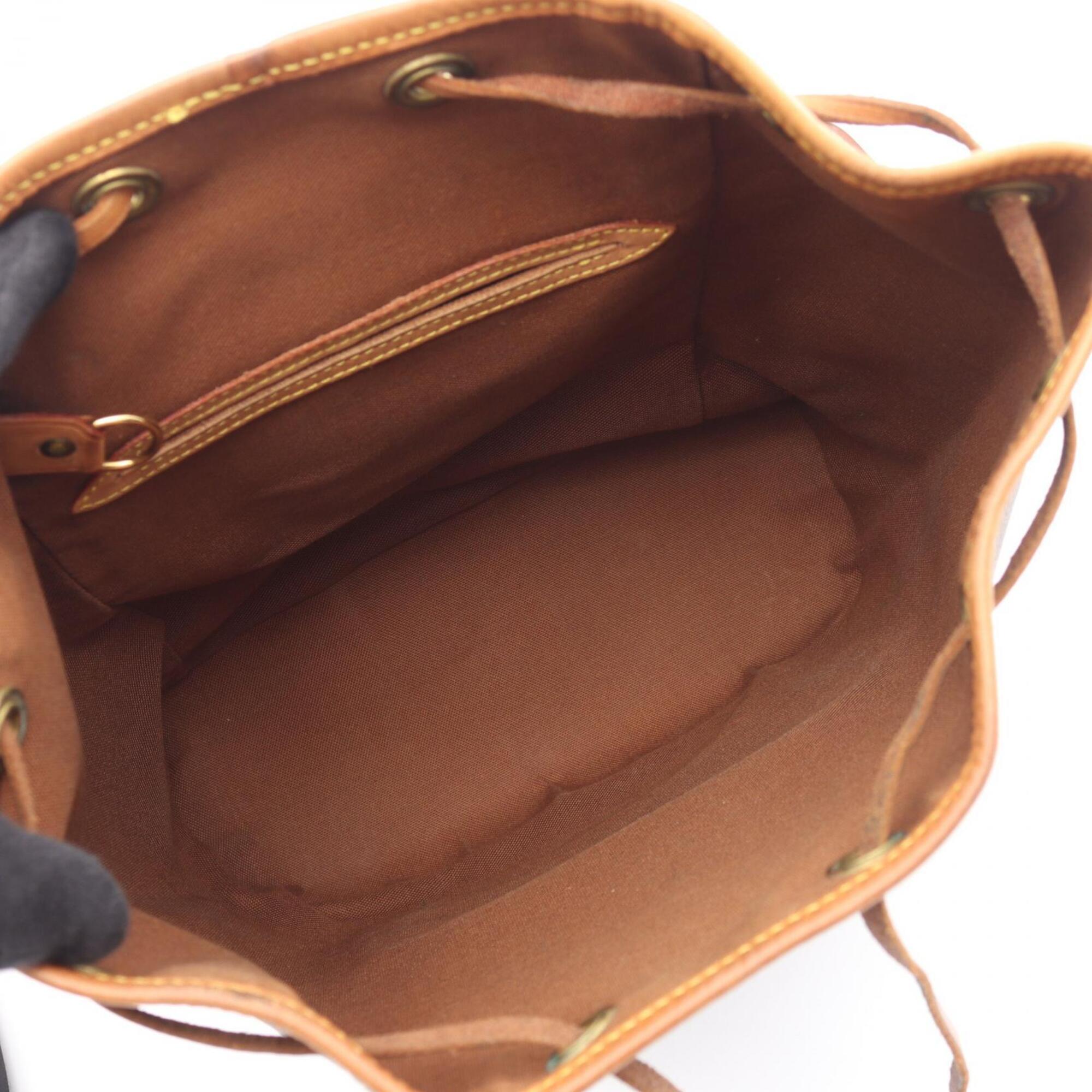 Louis Vuitton Brown Monogram Pvc Coated Canvas Leather Backpack (Pre-Owned)