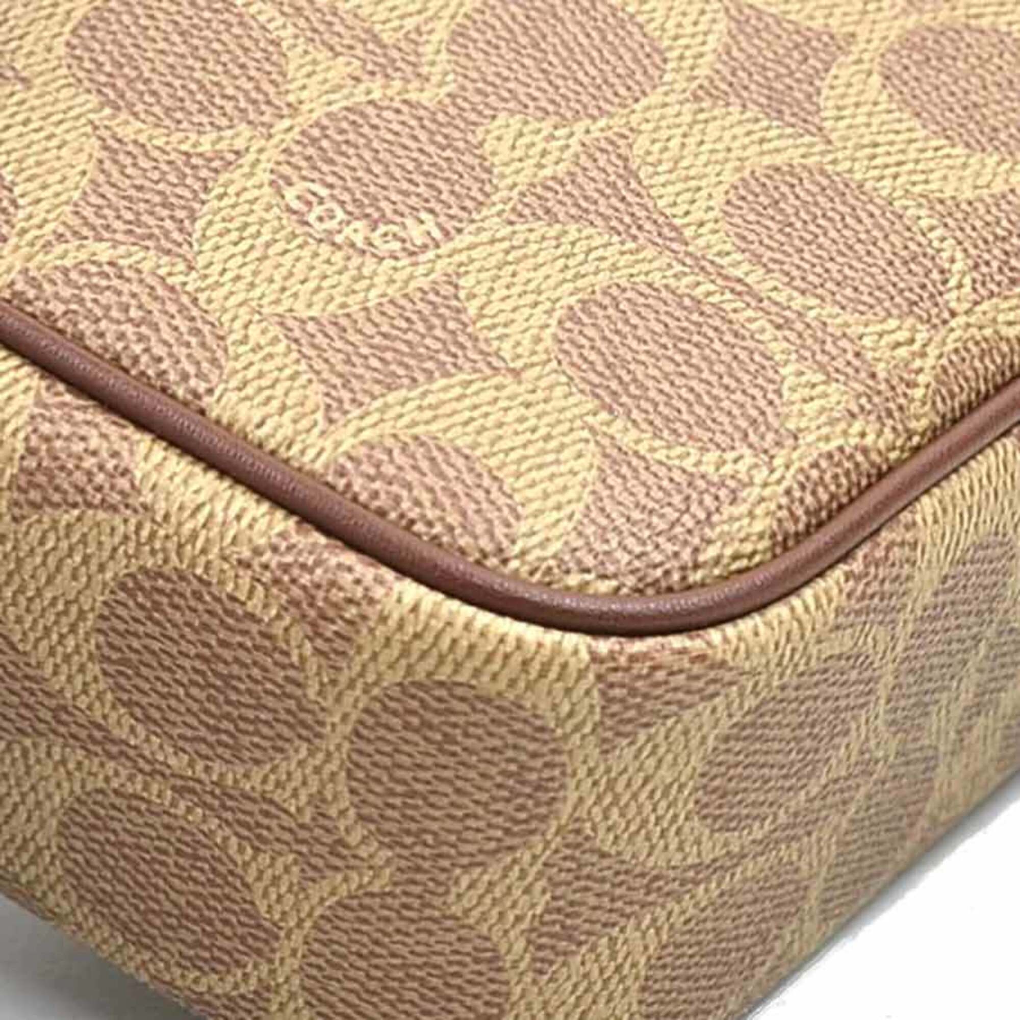 Coach Brown Leather Shoulder Bag (Pre-Owned)