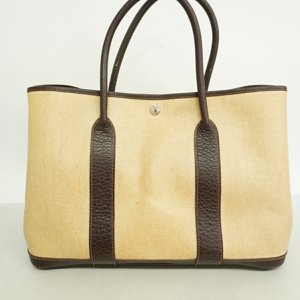 Hermes Brown Toile H Tote Bag (Pre-Owned)