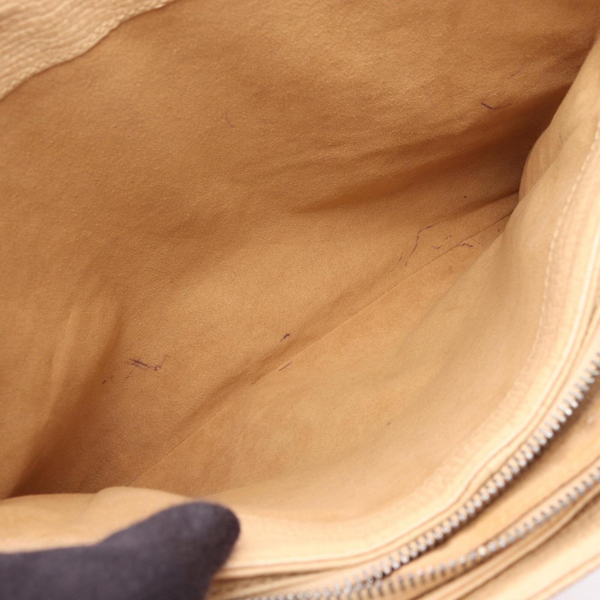 Loewe Beige Leather Handbag Tote Bag (Pre-Owned)