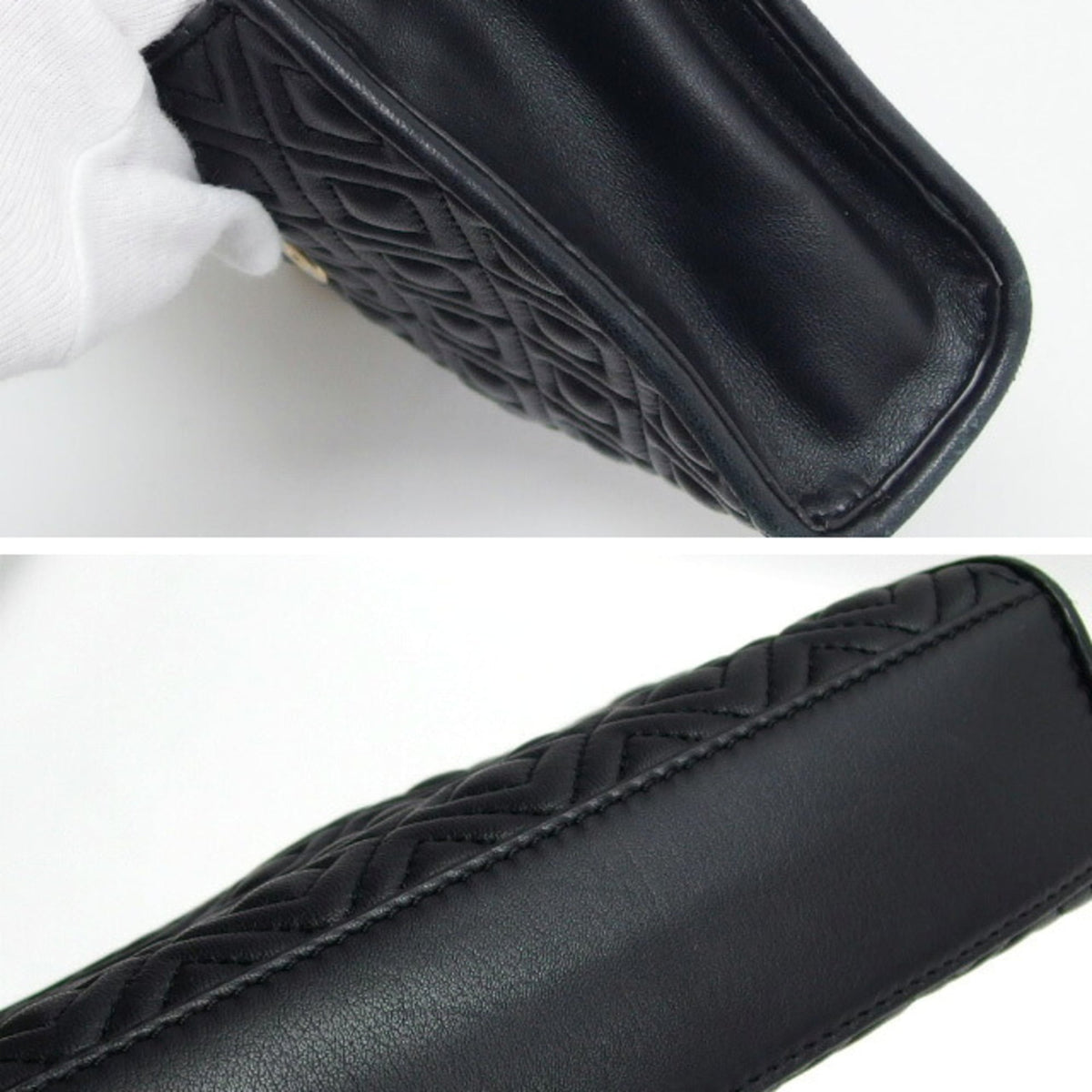 Tory Burch Black Leather Shoulder Bag (Pre-Owned)