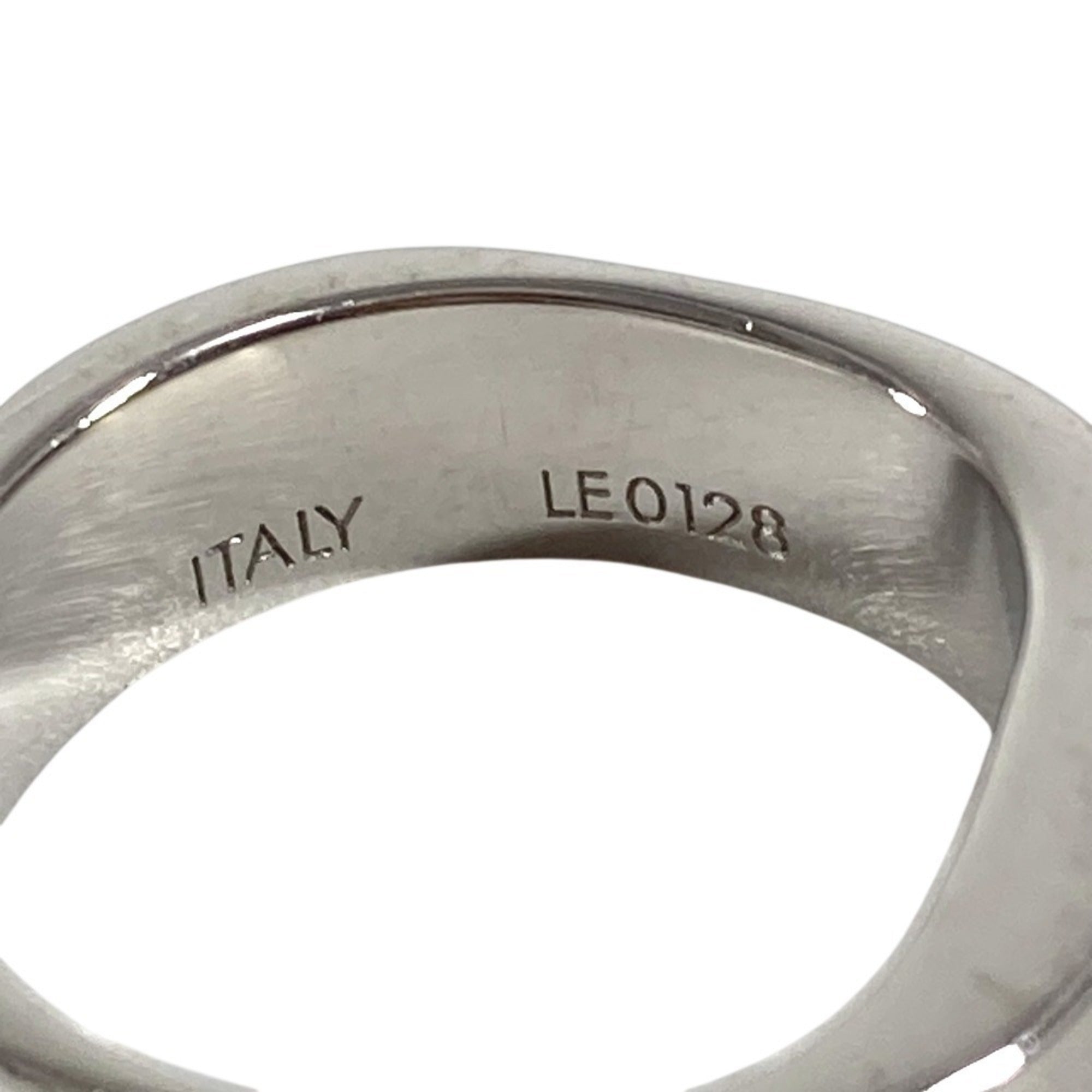 Louis Vuitton Gold Silver Metal Band Ring (Pre-Owned)