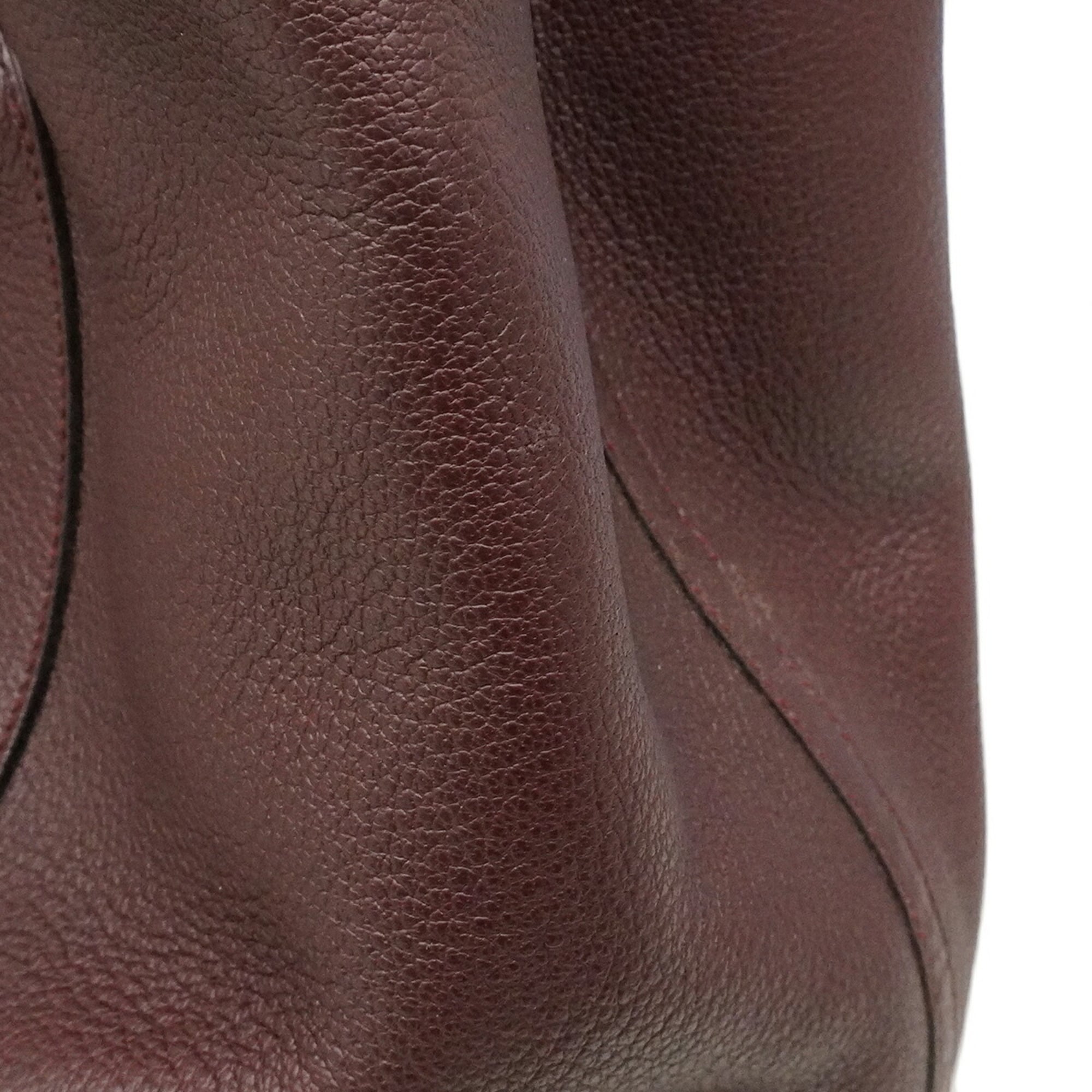 Hermes Bordeaux Negonda Leather Tote Bag (Pre-Owned)