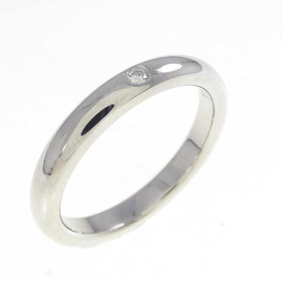 Tiffany Platinum Platinum 950 Band Ring (Pre-Owned)