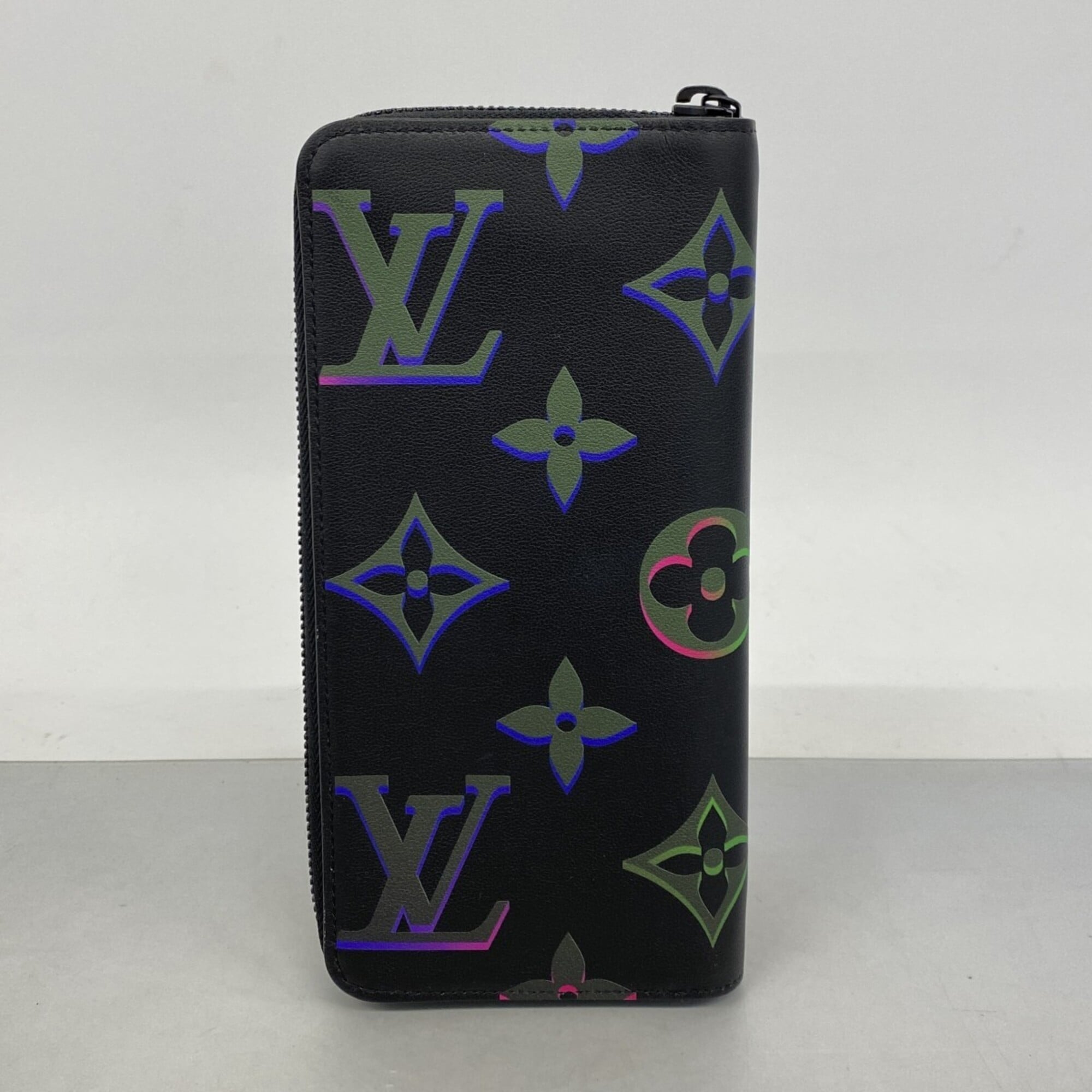 Louis Vuitton Black Multi-Color Long Wallet (Bi-Fold) (Pre-Owned)