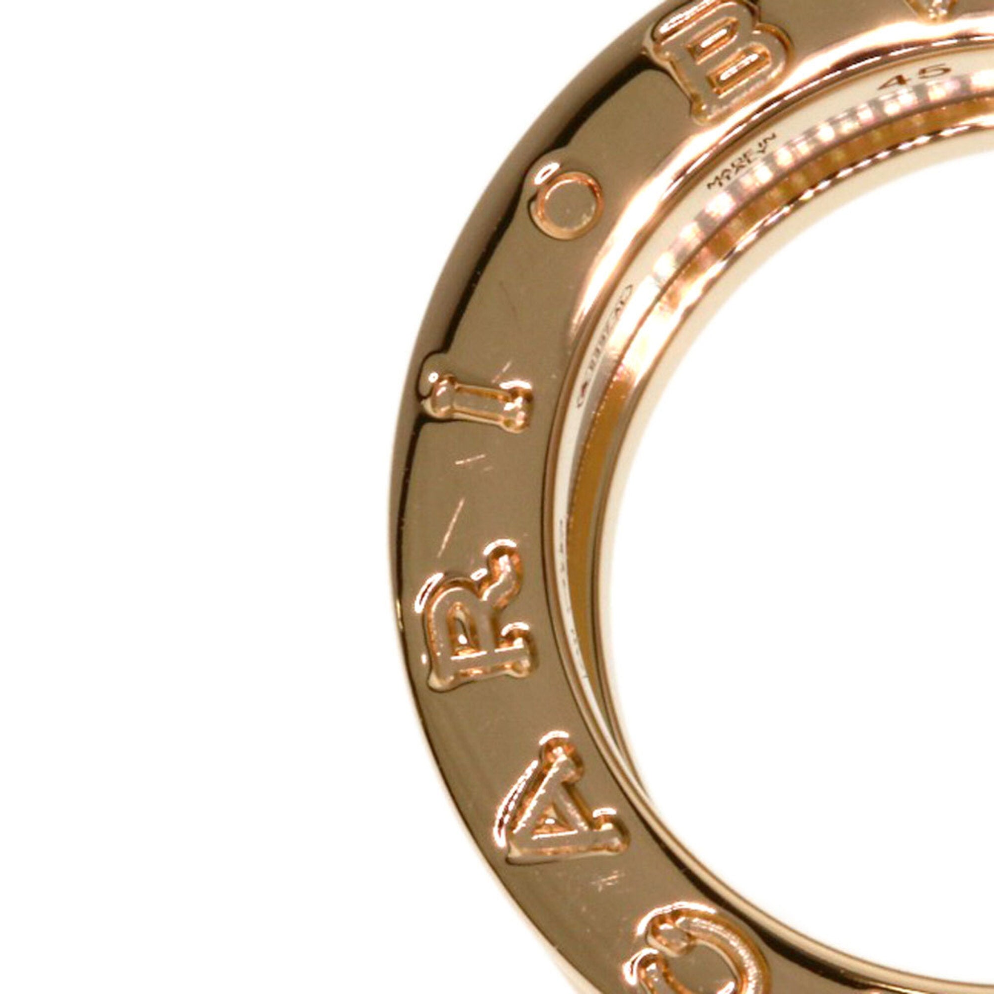 Bvlgari B.Zero1 Pink Gold (18K) Ceramic Band Ring (Pre-Owned)
