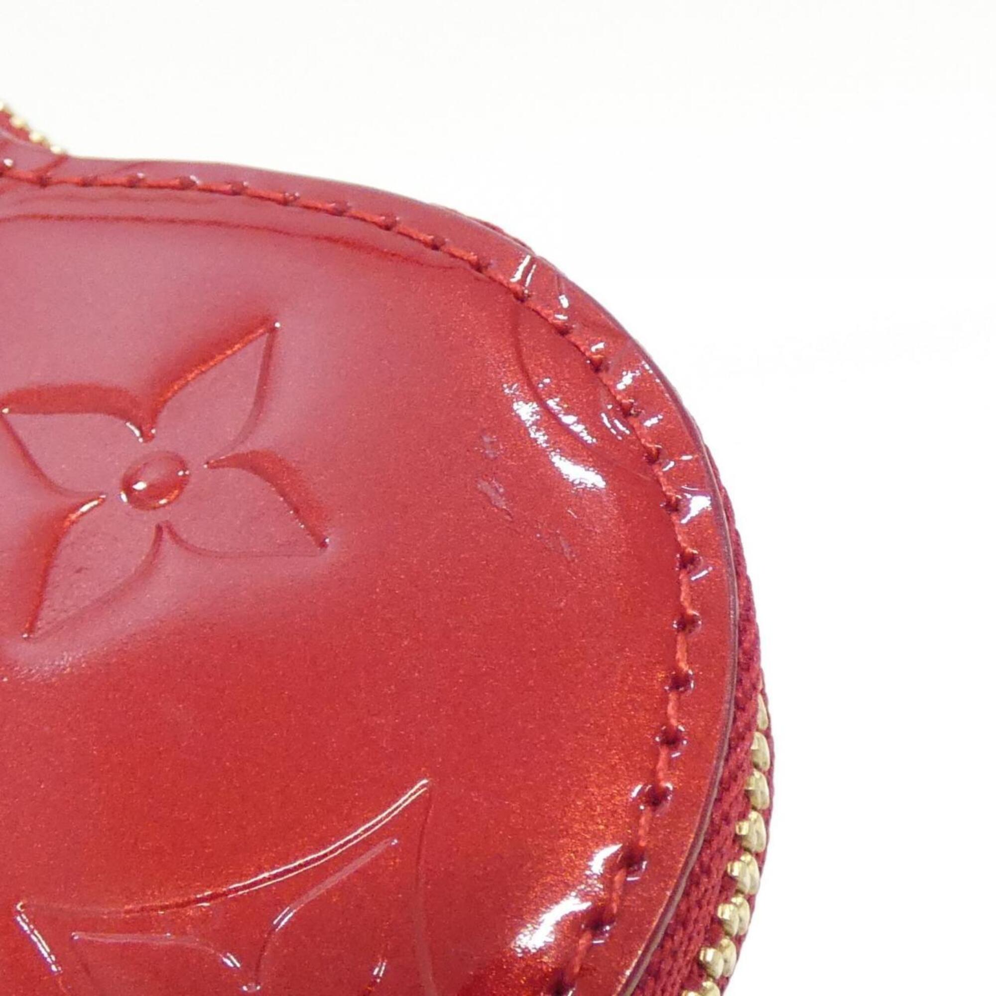 Louis Vuitton Pomme D'amour Red Color Leather Coin Purse/Coin Case (Pre-Owned)