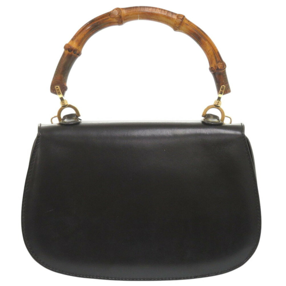 Gucci Black Leather Handbag (Pre-Owned)
