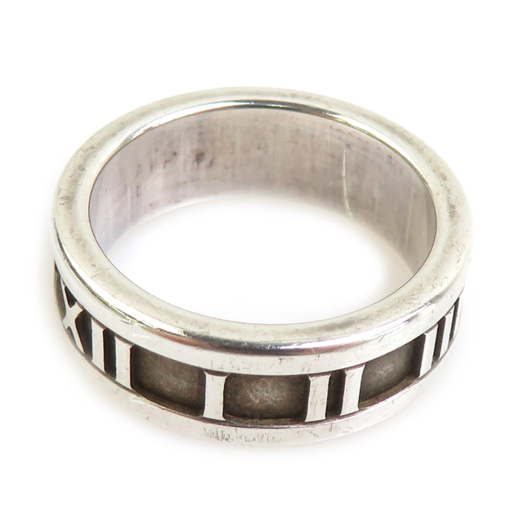 Tiffany Silver Silver 925 Band Ring (Pre-Owned)