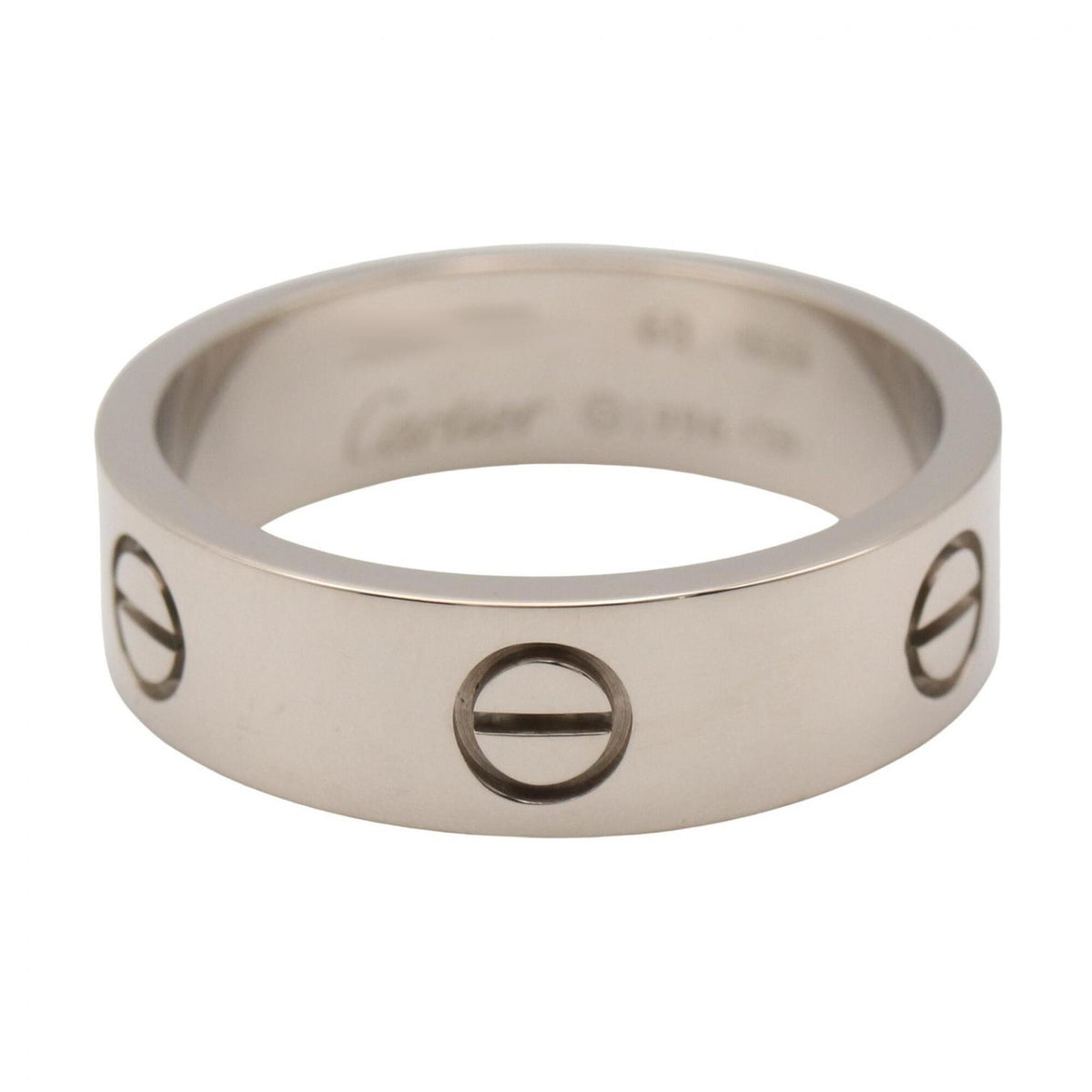 Cartier Silver White Gold (18K) Band Ring (Pre-Owned)