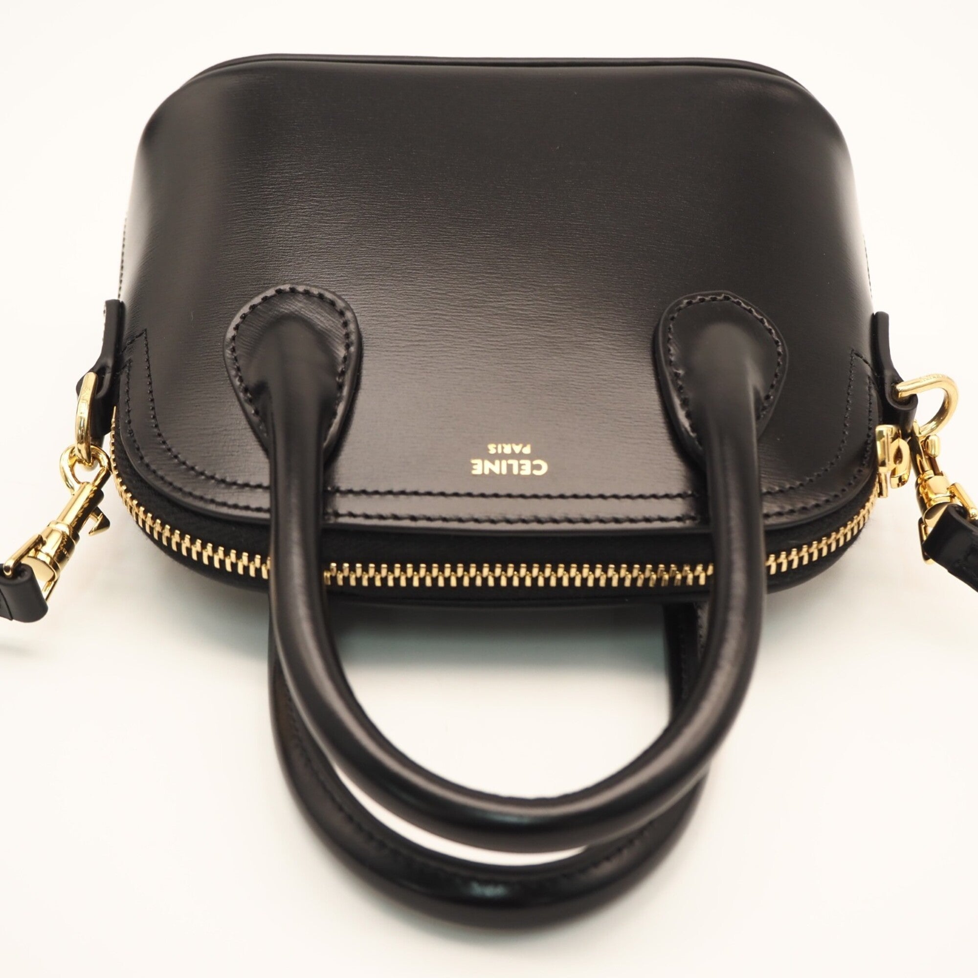 Celine Black Leather Shoulder Bag (Pre-Owned)