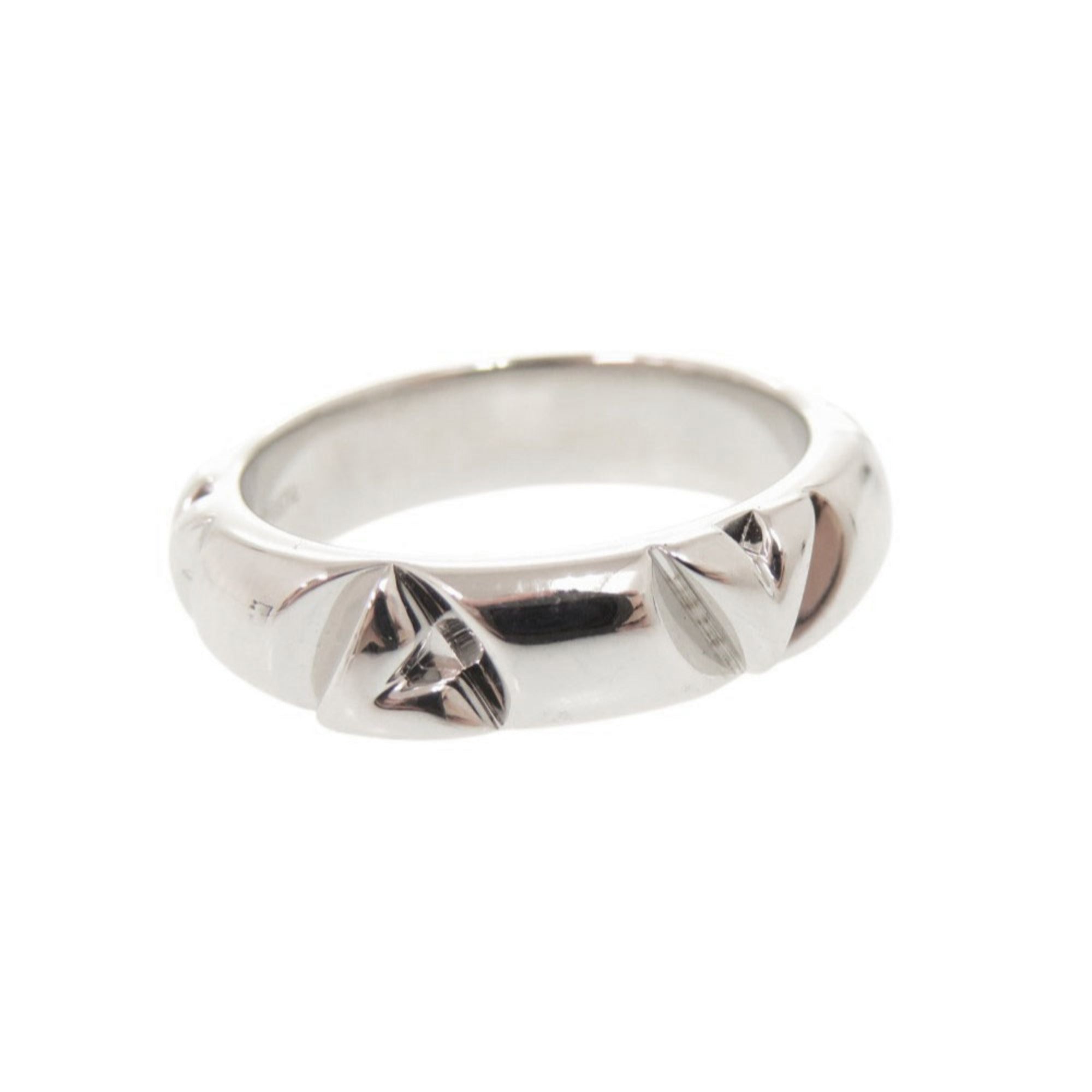 Louis Vuitton White Gold White Gold (18K) Band Ring (Pre-Owned)
