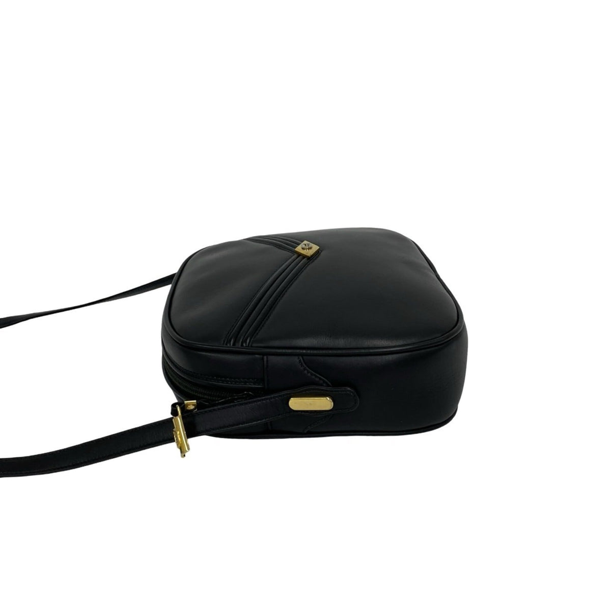 Gucci Black Leather Pochette Shoulder Bag (Pre-Owned)