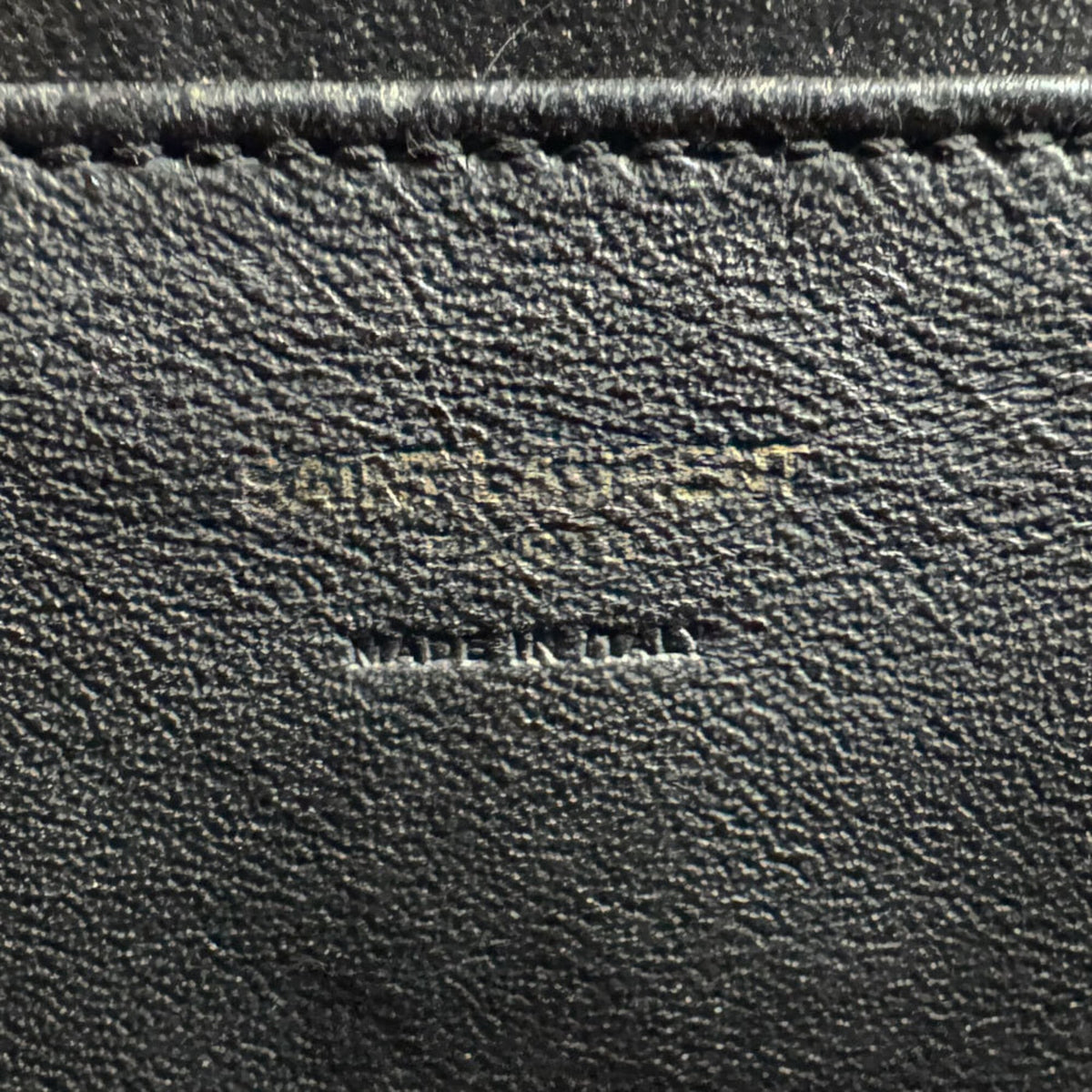 Saint Laurent Black Leather Handbag (Pre-Owned)