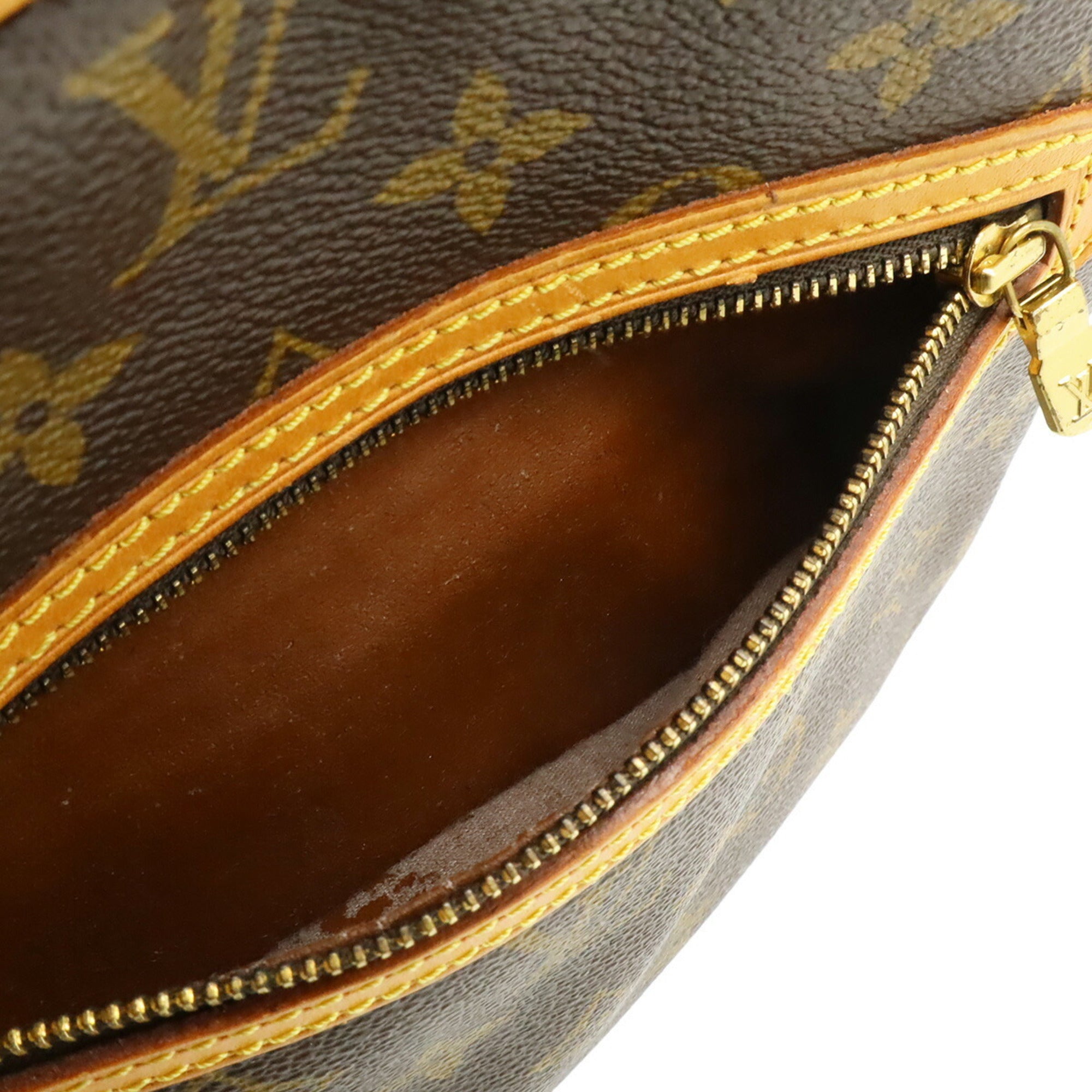 Louis Vuitton Brown Galle Monogram Monogram Pochette Shoulder Bag (Pre-Owned)