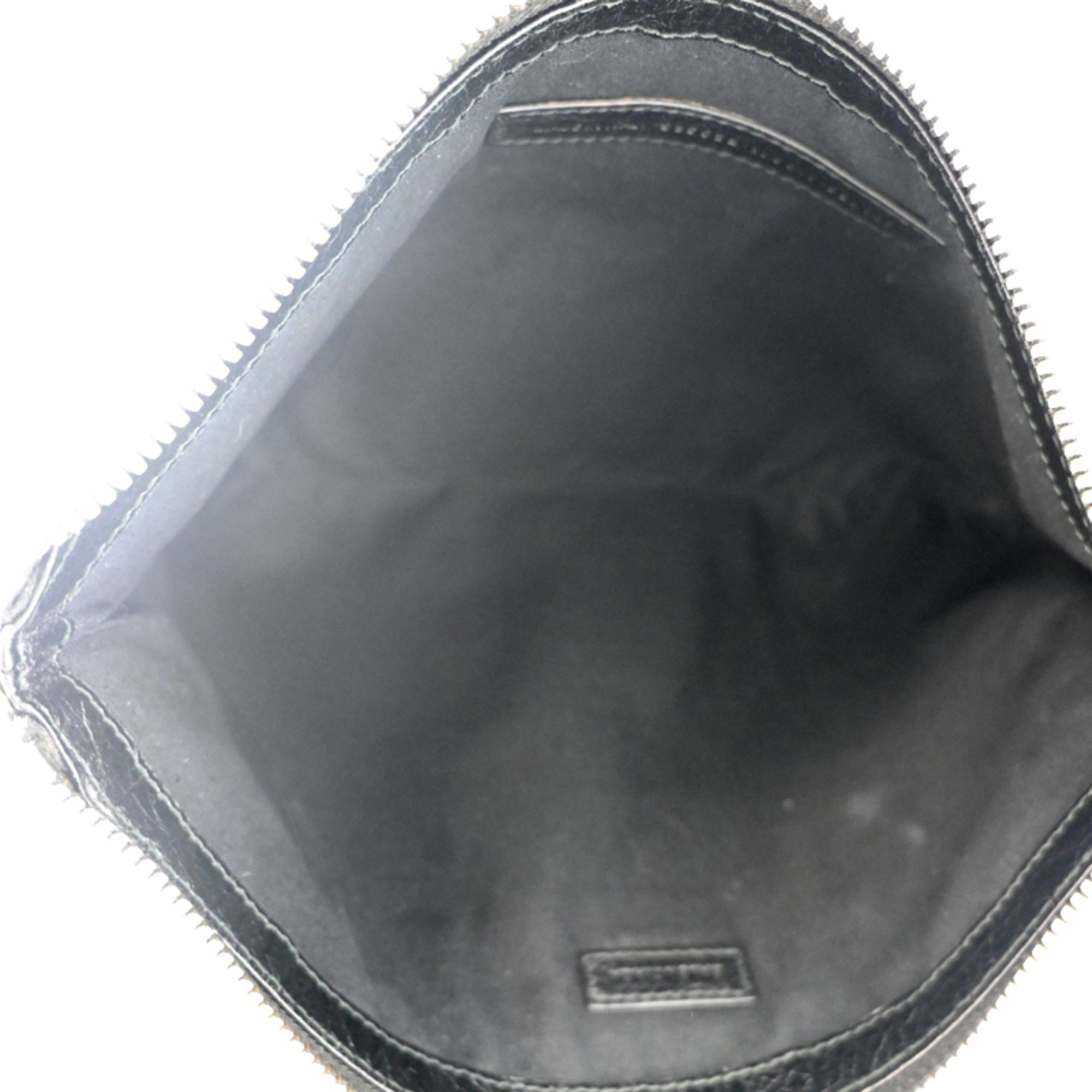 Balenciaga Black White Leather Clutch Bag (Pre-Owned)