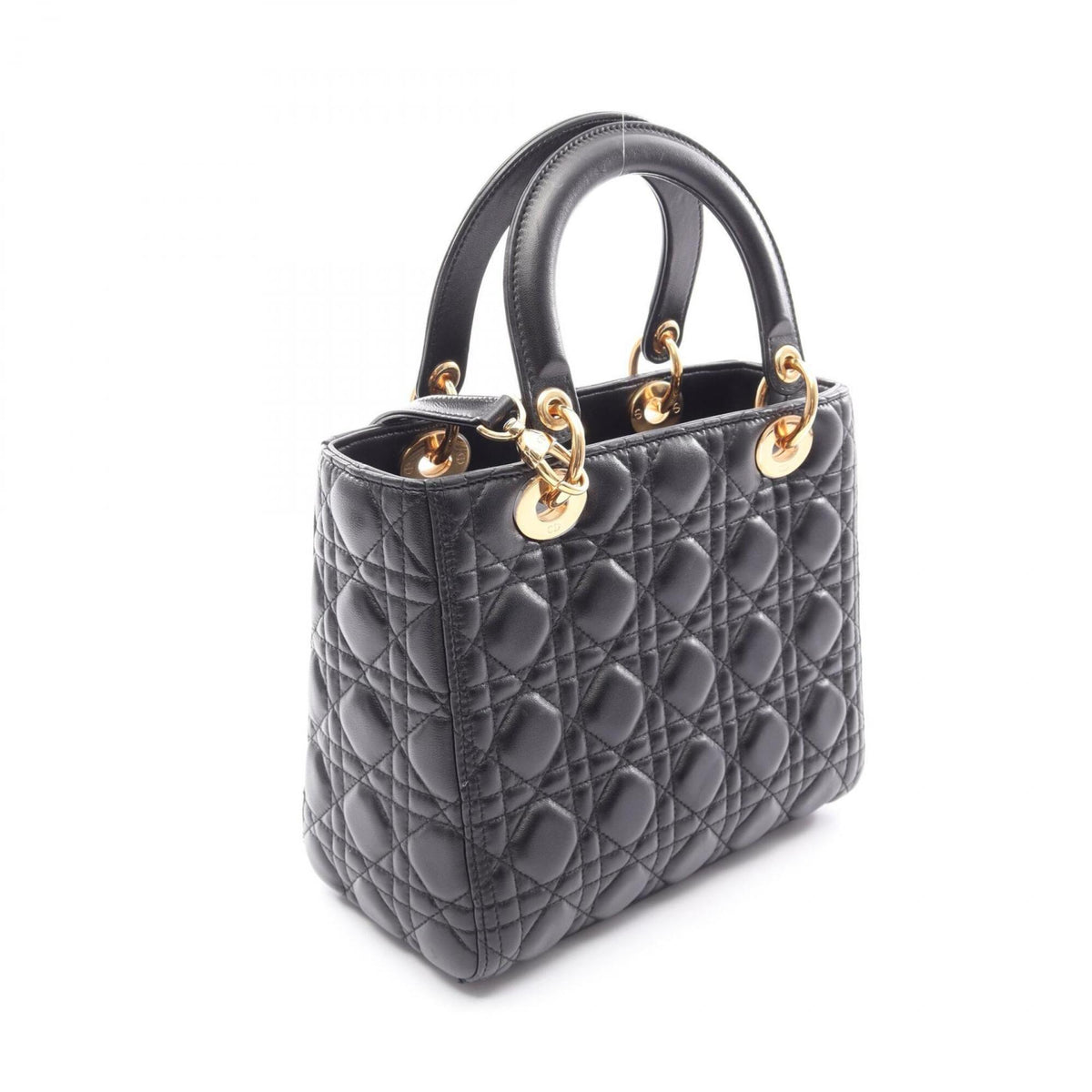 Christian Dior Black Leather Handbag (Pre-Owned)