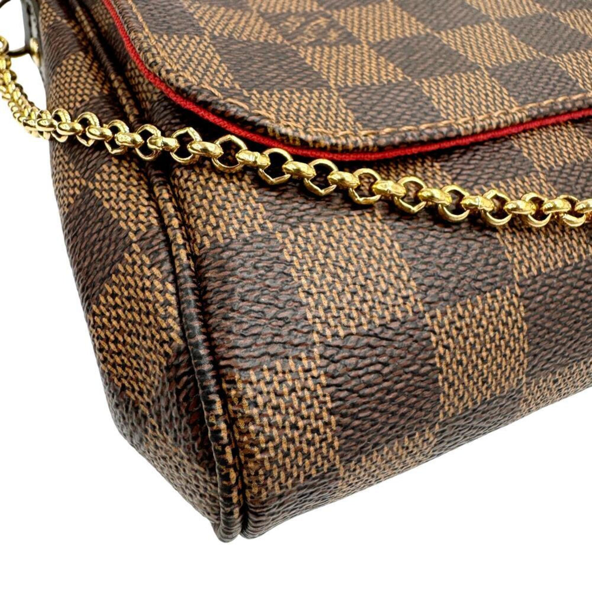 Louis Vuitton Brown Damier Canvas Shoulder Bag (Pre-Owned)