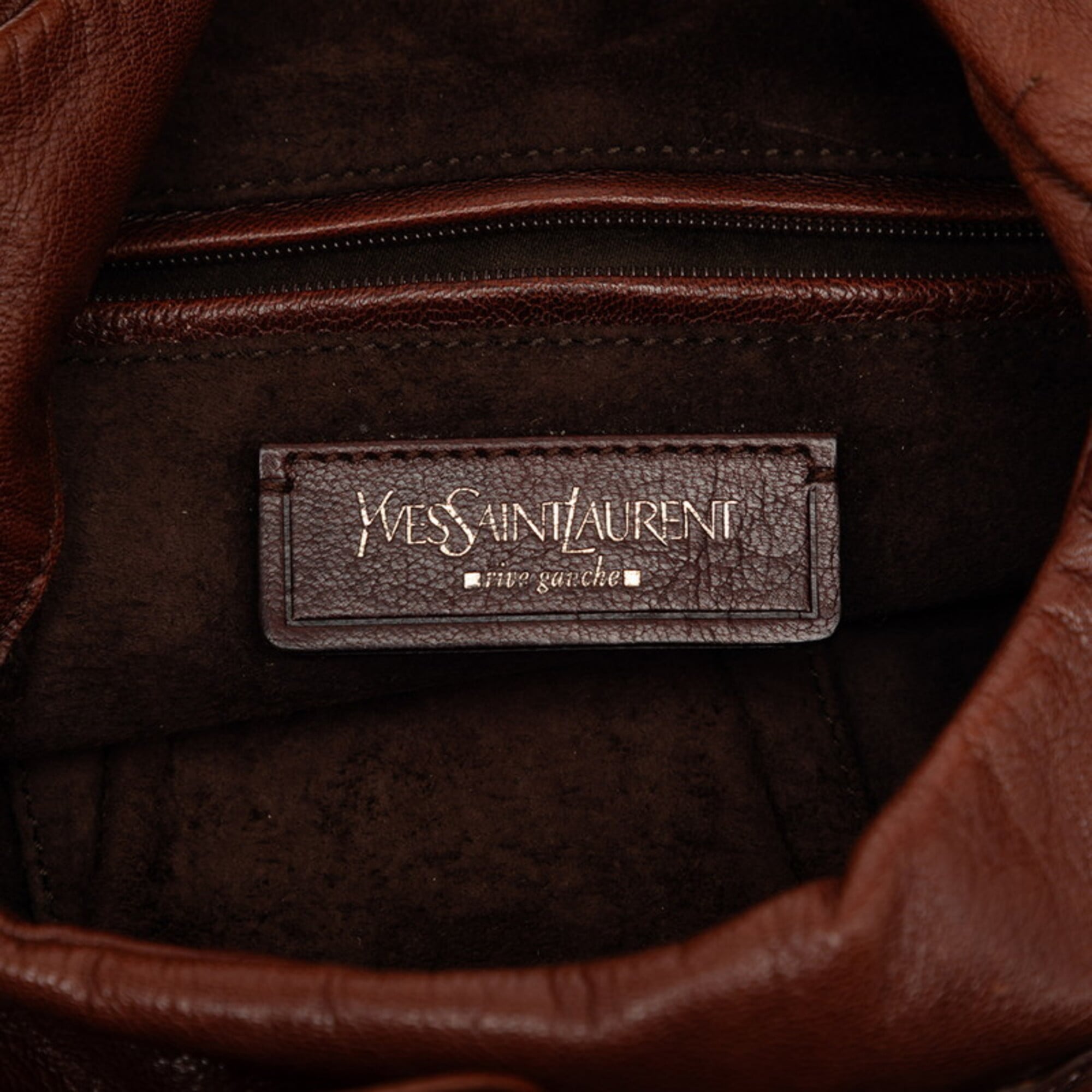 Saint Laurent Brown Leather Shoulder Bag (Pre-Owned)
