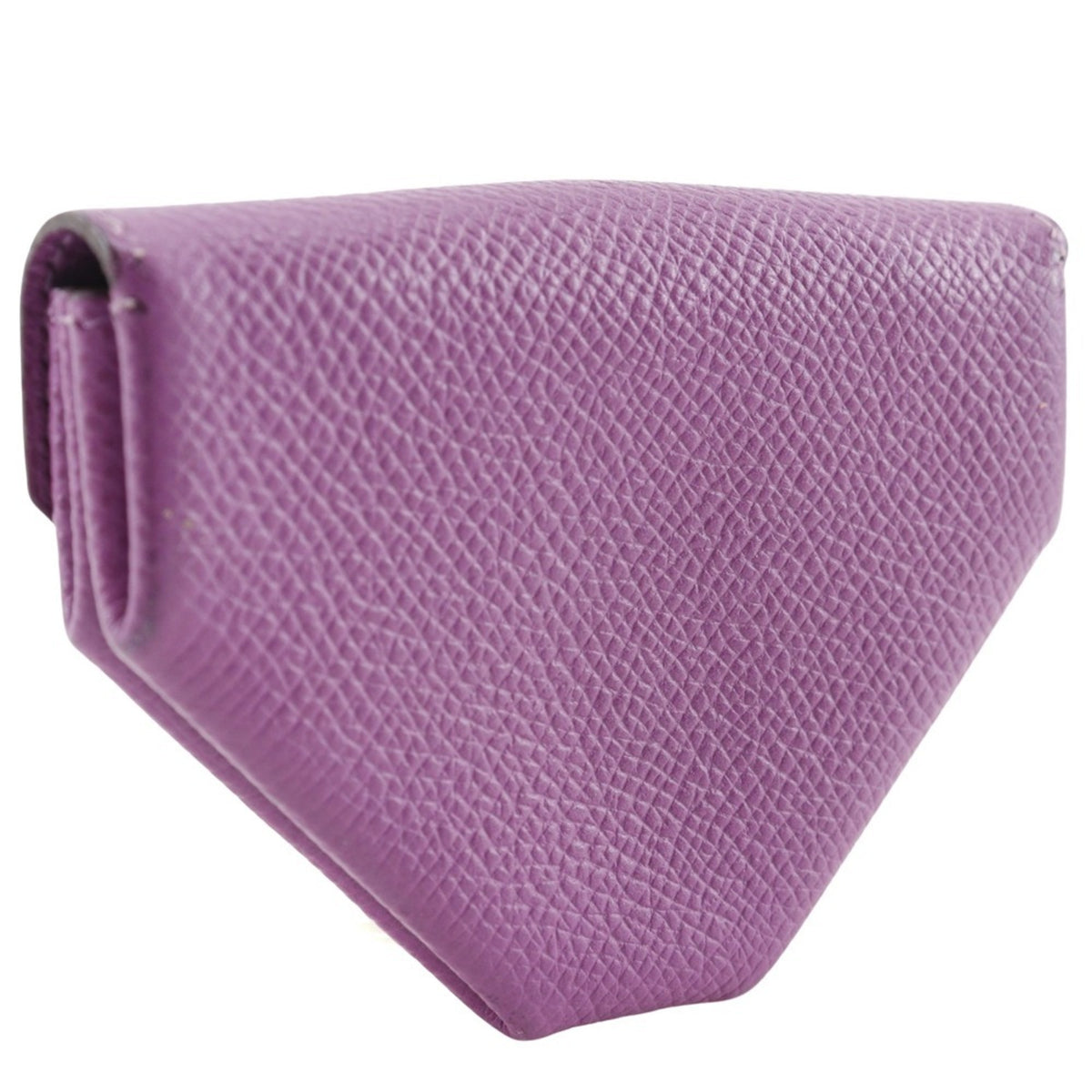 Hermes Purple Epsom Leather Coin Purse/Coin Case (Pre-Owned)