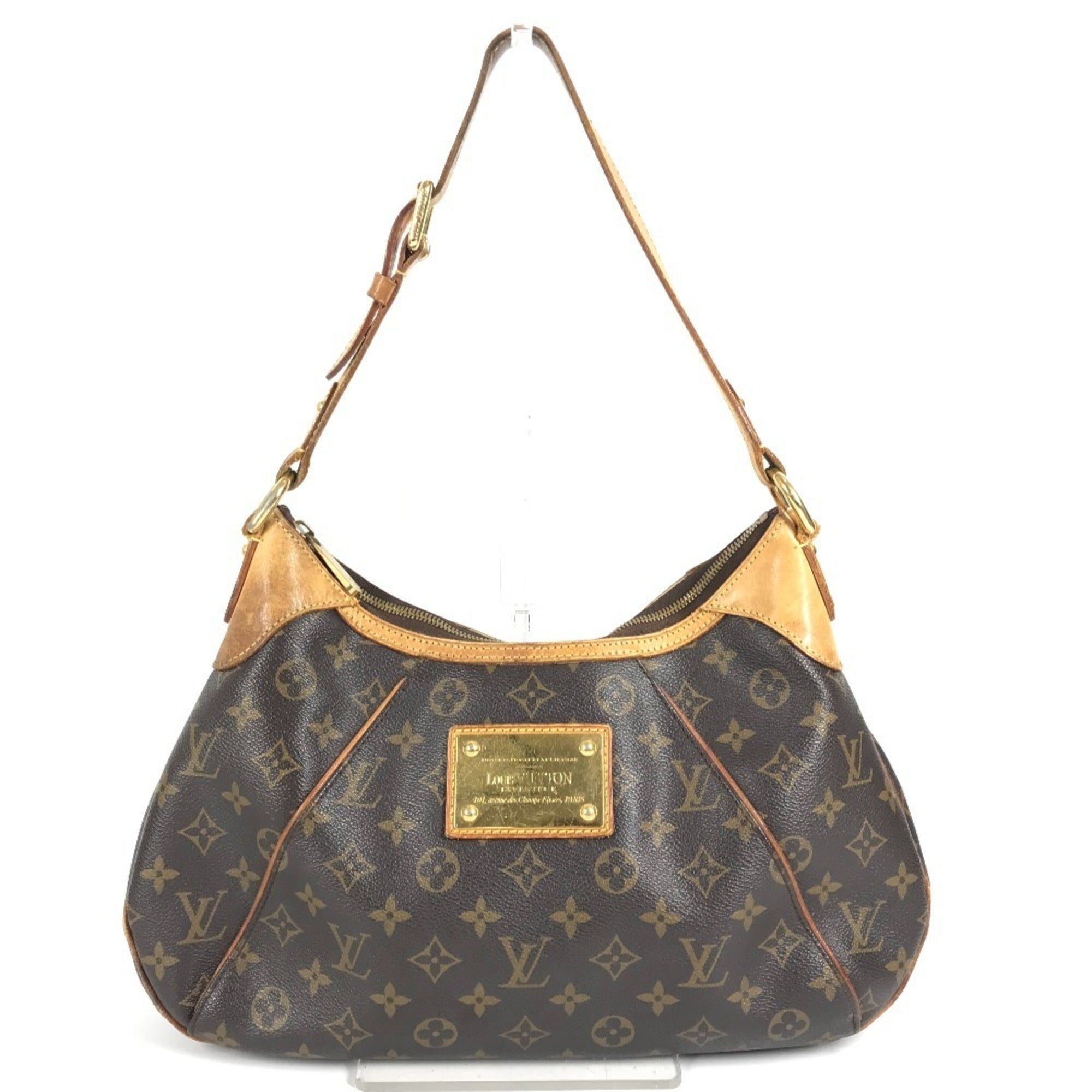 Louis Vuitton Brown Monogram Canvas Shoulder Bag (Pre-Owned)