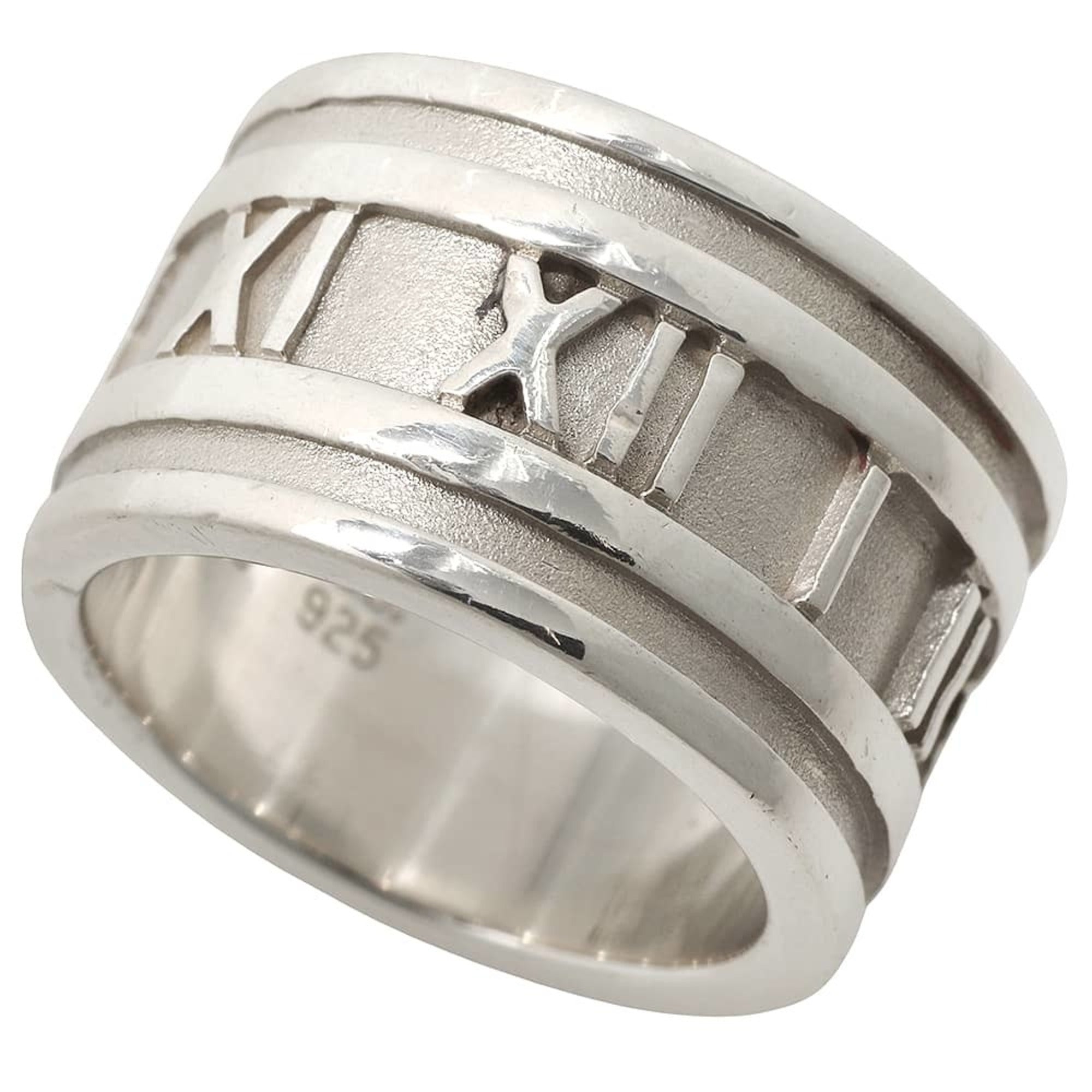Tiffany Silver Silver 925 Band Ring (Pre-Owned)