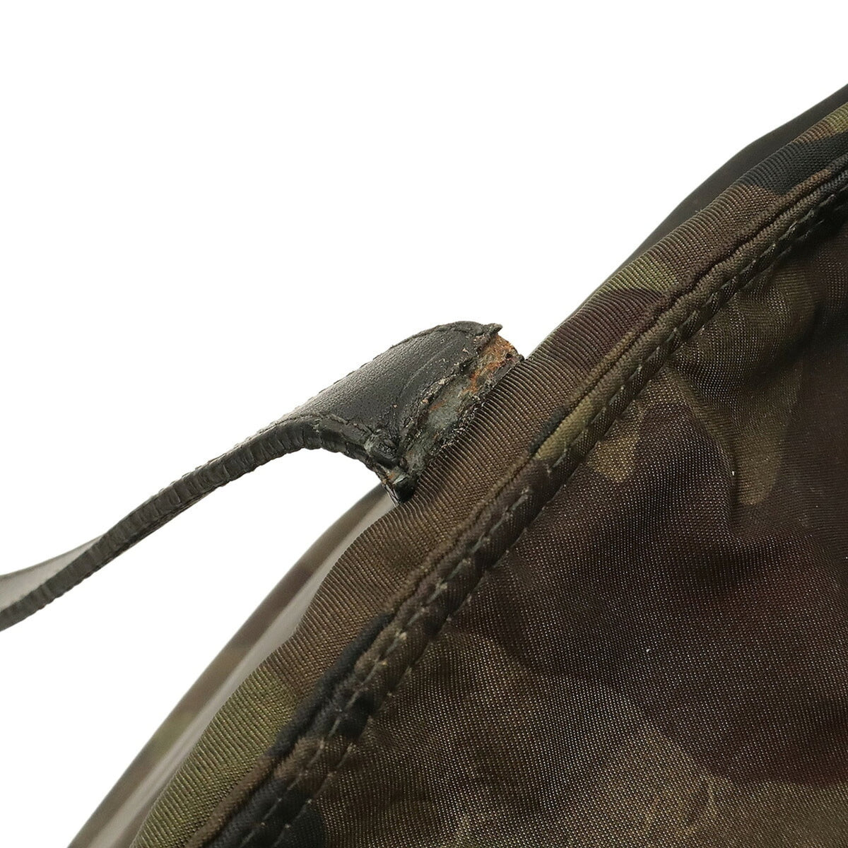 Prada Green Mimetico Multi-Color Nylon Leather Tote Bag (Pre-Owned)