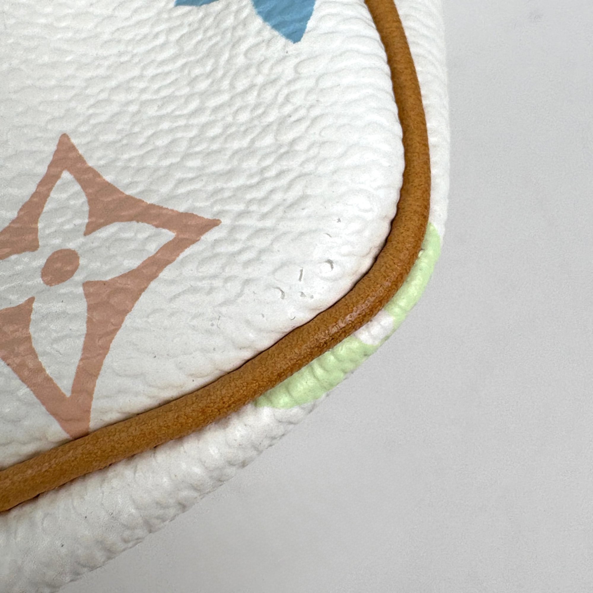 Louis Vuitton Blanc White Monogram Multicolore Pochette Pouch Shoulder Bag (Pre-Owned)