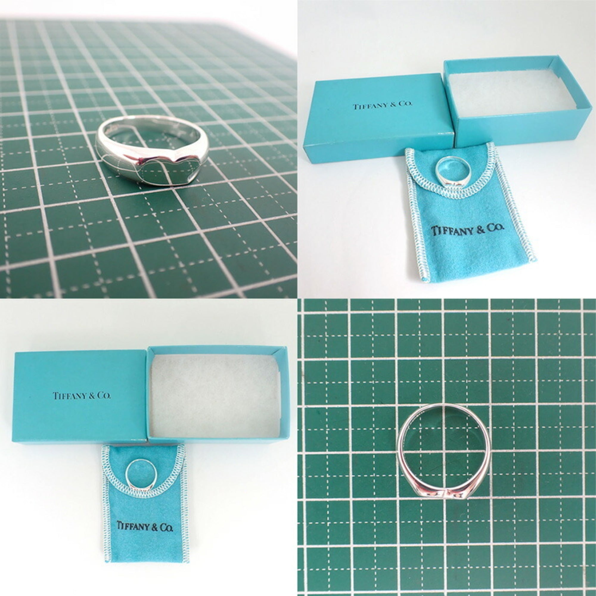Tiffany Sterling Silver 925 Band Ring (Pre-Owned)