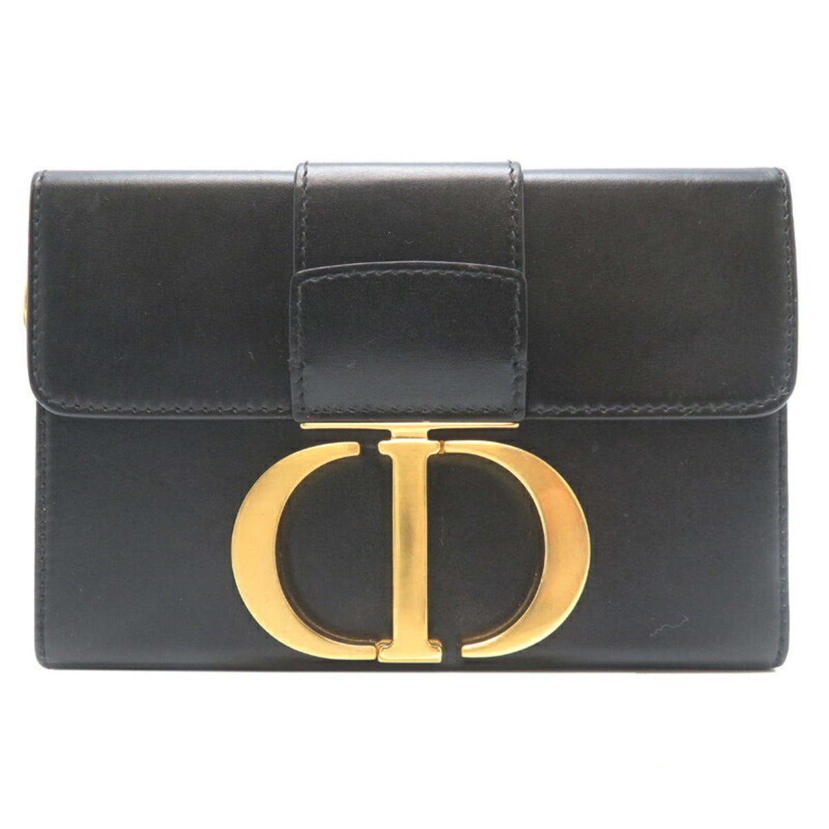 Christian Dior Black Leather Shoulder Bag (Pre-Owned)