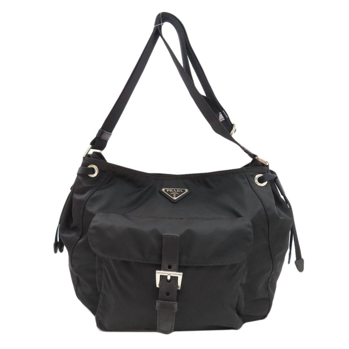 Prada Black Nylon Shoulder Bag (Pre-Owned)
