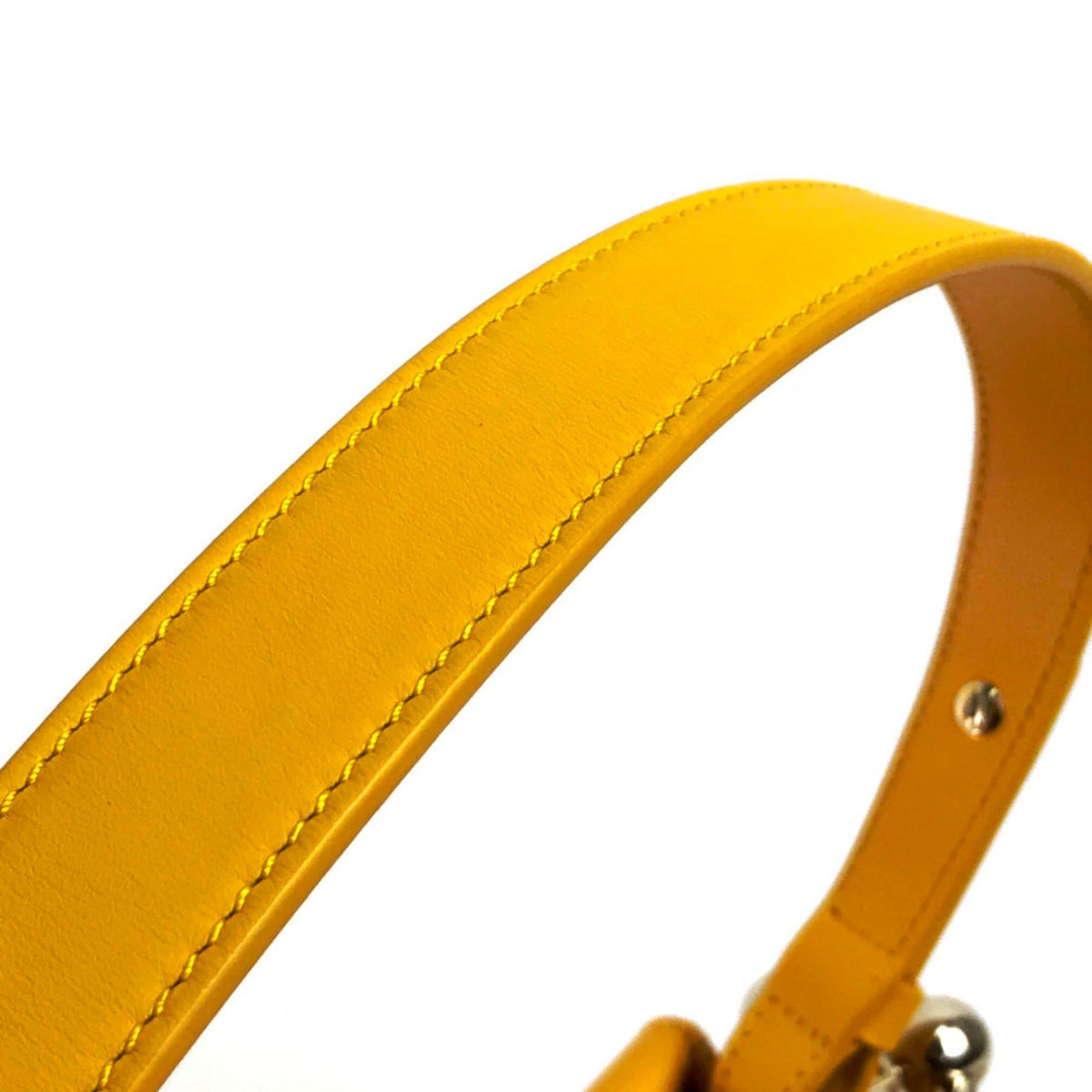 Christian Louboutin Yellow Leather Handbag Shoulder Bag (Pre-Owned)