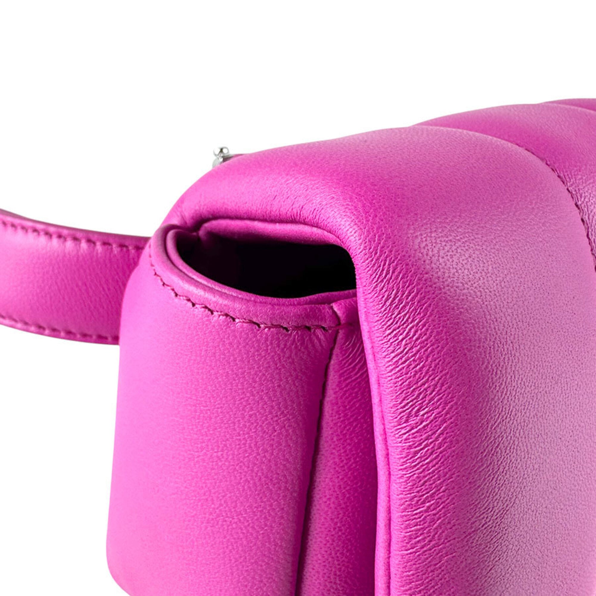 Bvlgari Pink Leather Fanny Pack Shoulder Bag (Pre-Owned)