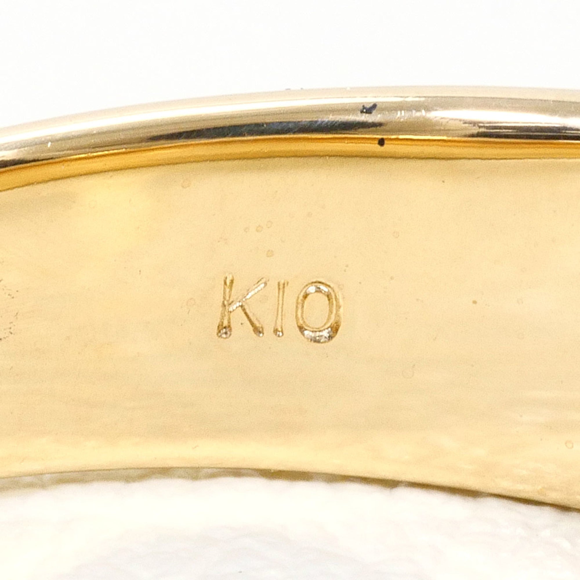 Unbranded White Gold Yellow Gold White Gold (10K) Yellow Gold (10K) Band Ring (Pre-Owned)