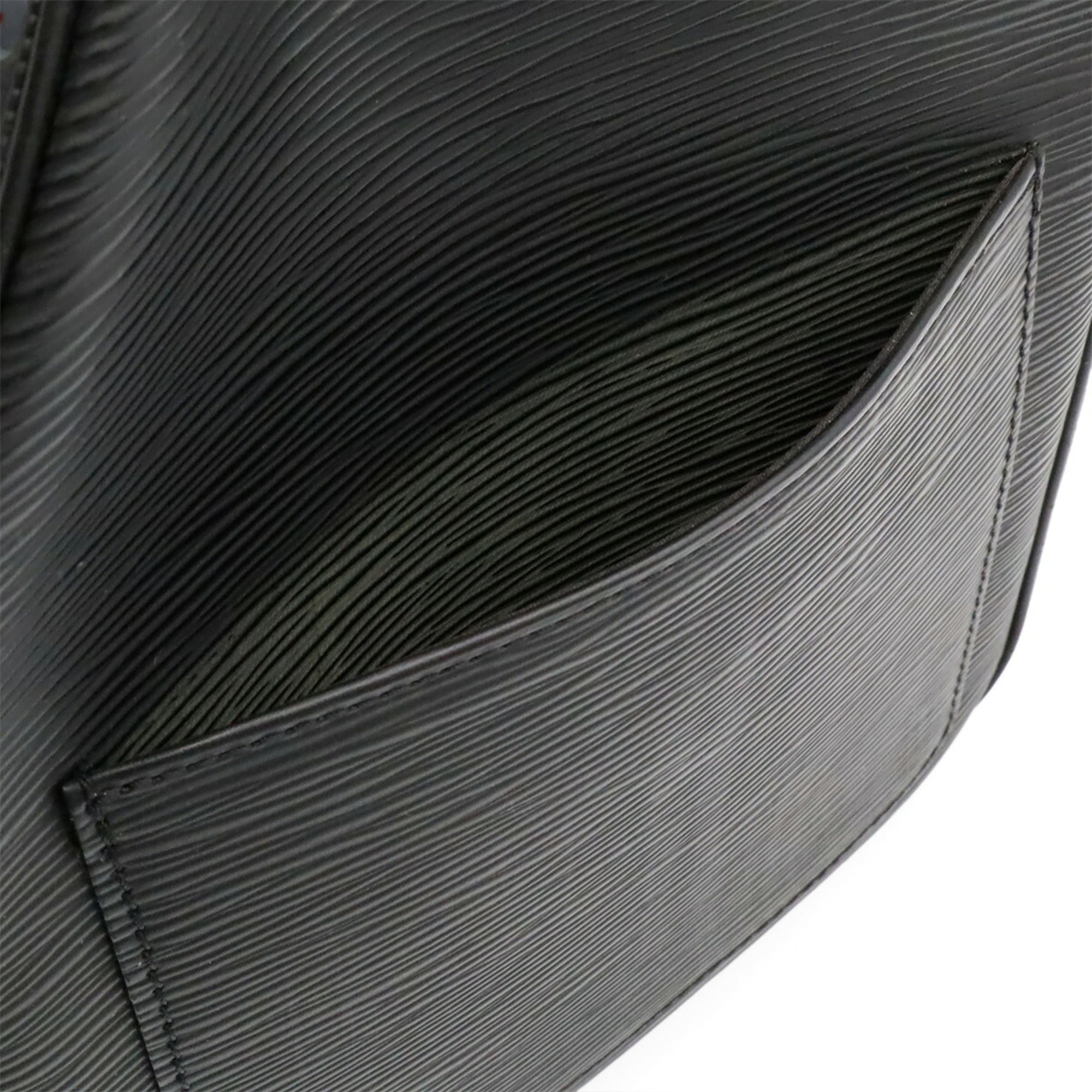 Louis Vuitton Black Noir Epi Leather Boston Bag (Pre-Owned)