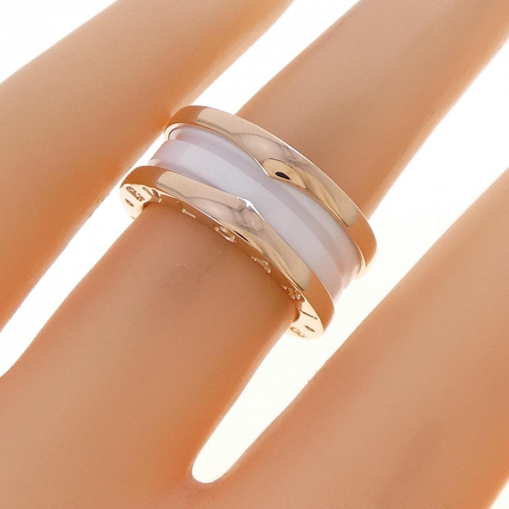 Bvlgari Pink Gold Pink Gold (18K) Ceramic Band Ring (Pre-Owned)