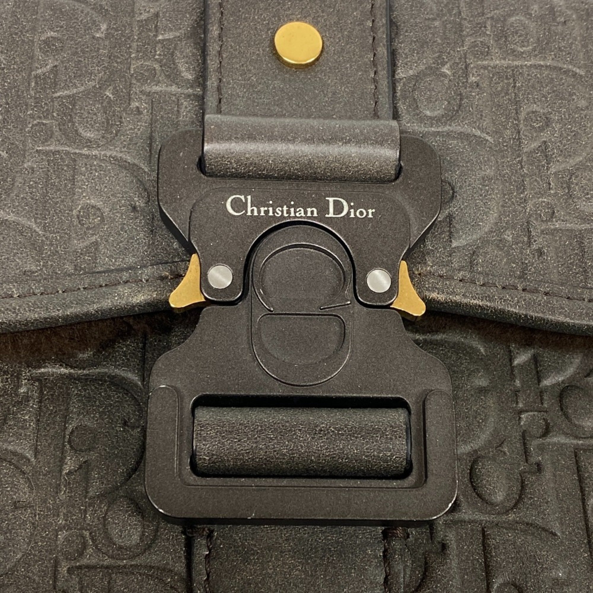 Christian Dior Brown Leather Shoulder Bag (Pre-Owned)