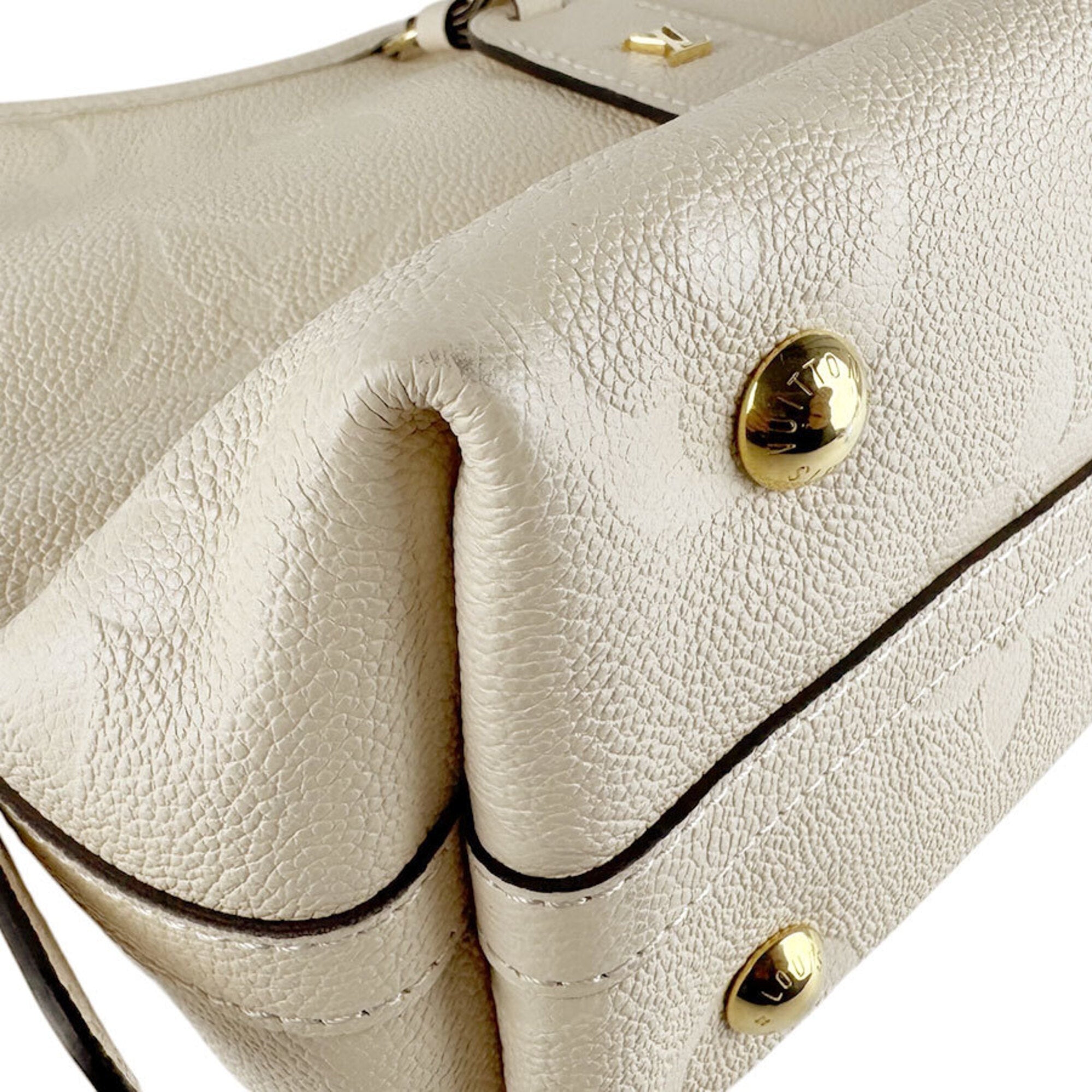 Louis Vuitton Beige Cream Monogram Empreinte Shoulder Bag (Pre-Owned)